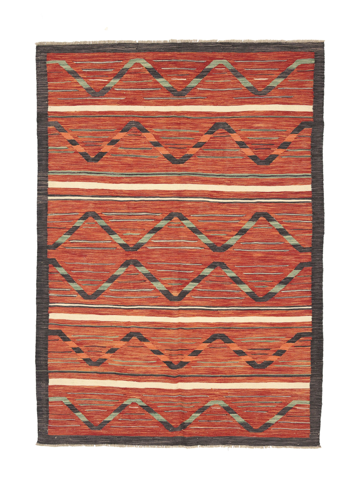 Kelim Modern Teppich 176×250