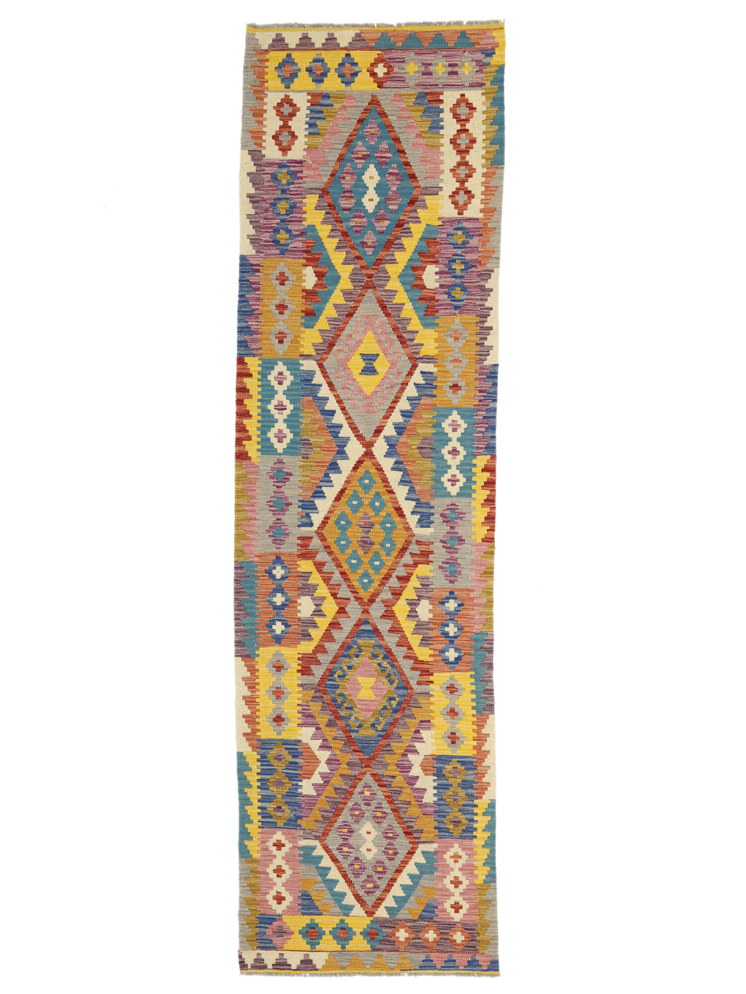 Kelim Afghan Old Stil Teppich 81×294