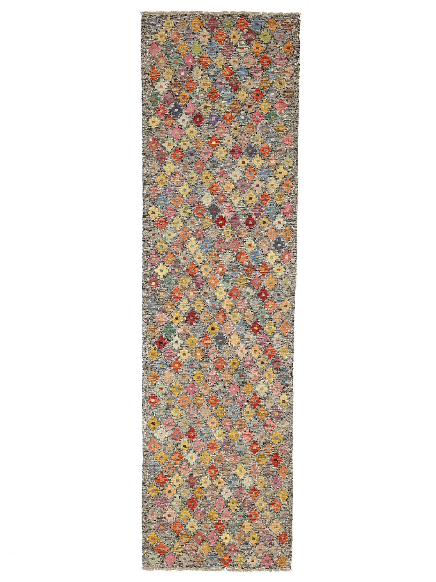Kelim Afghan Old Stil Teppich 85×303