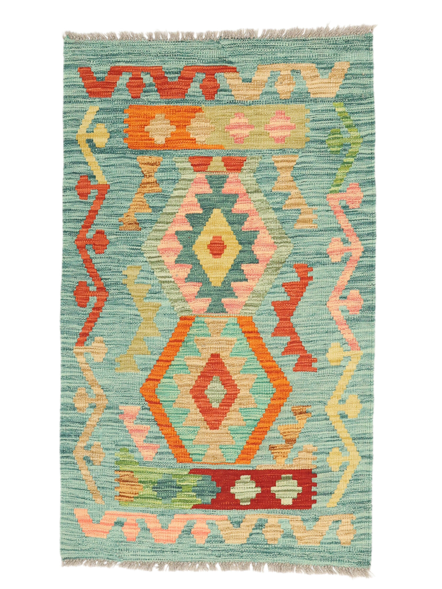 Kelim Afghan Old Stil Teppich 74×123