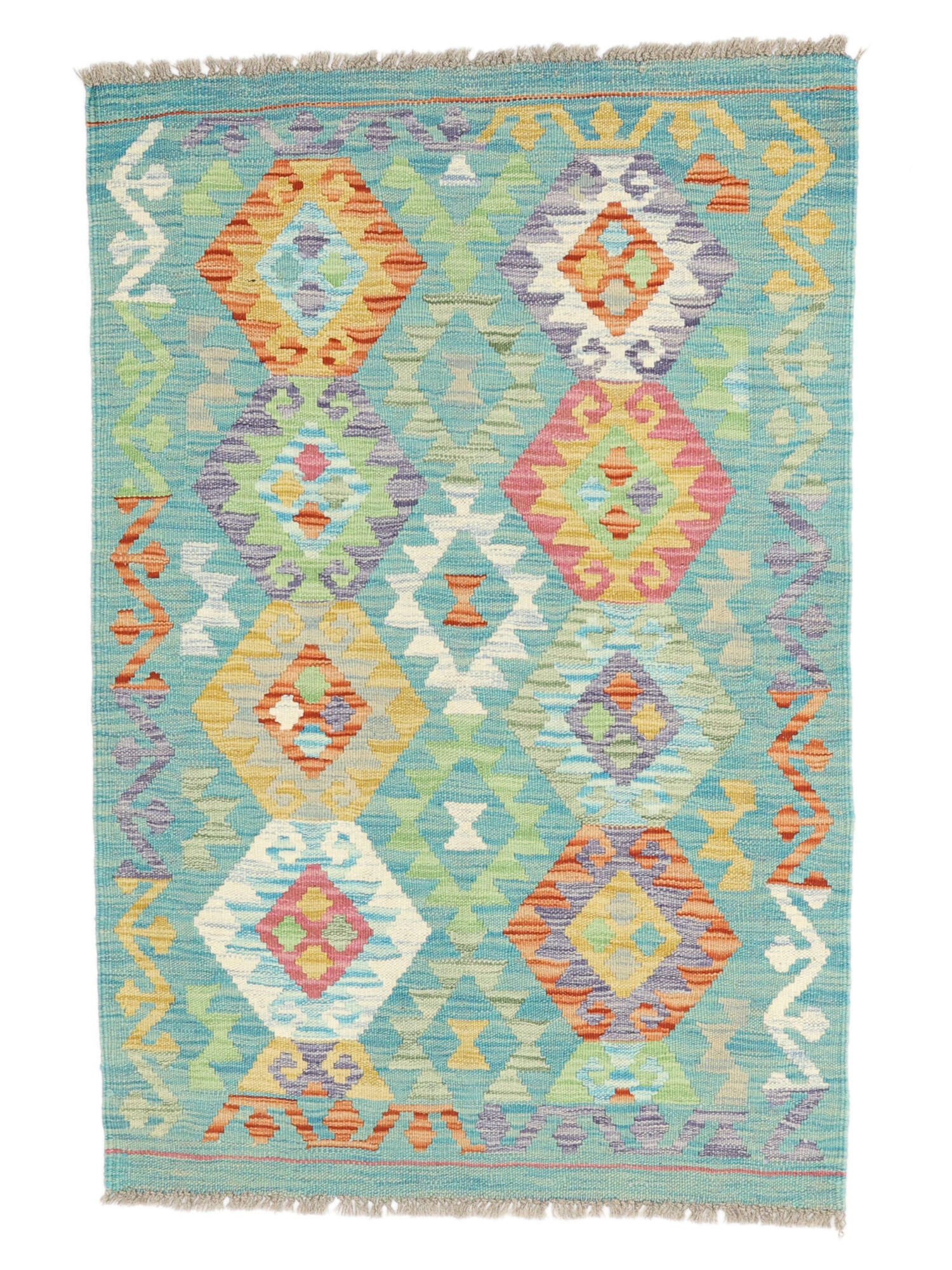Kelim Afghan Old Stil Teppich 84×122