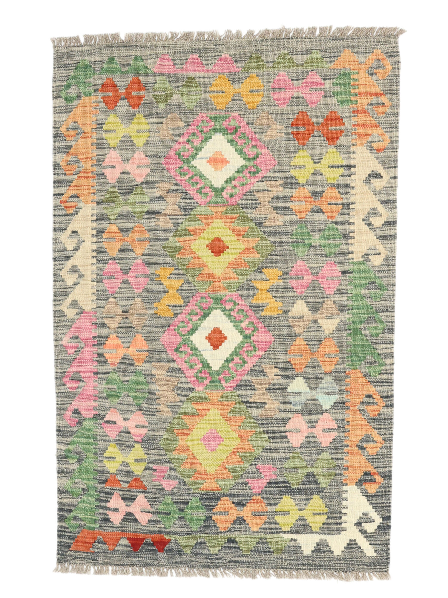 Kelim Afghan Old Stil Teppich 82×127