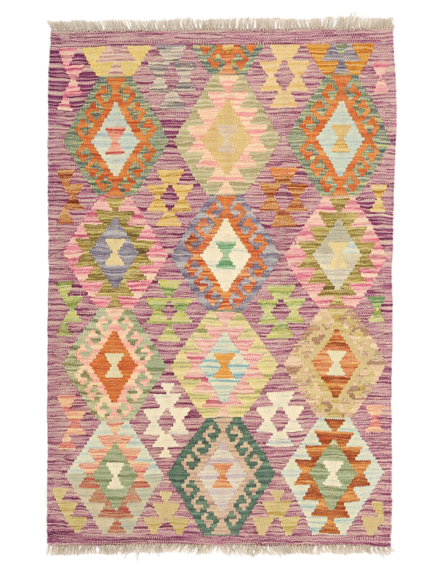 Kelim Afghan Old Stil Teppich 83×127