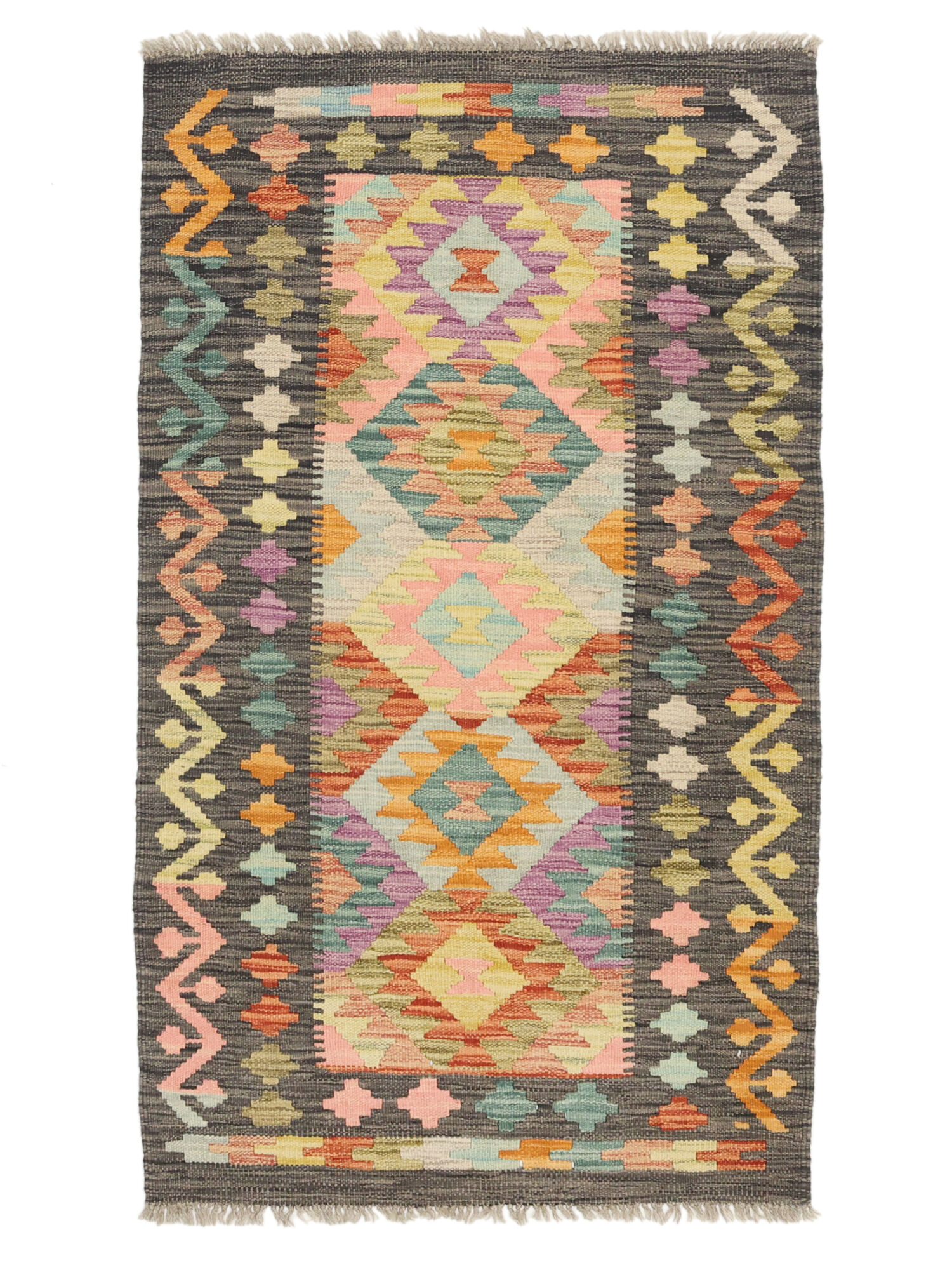 Kelim Afghan Old Stil Teppich 75×128