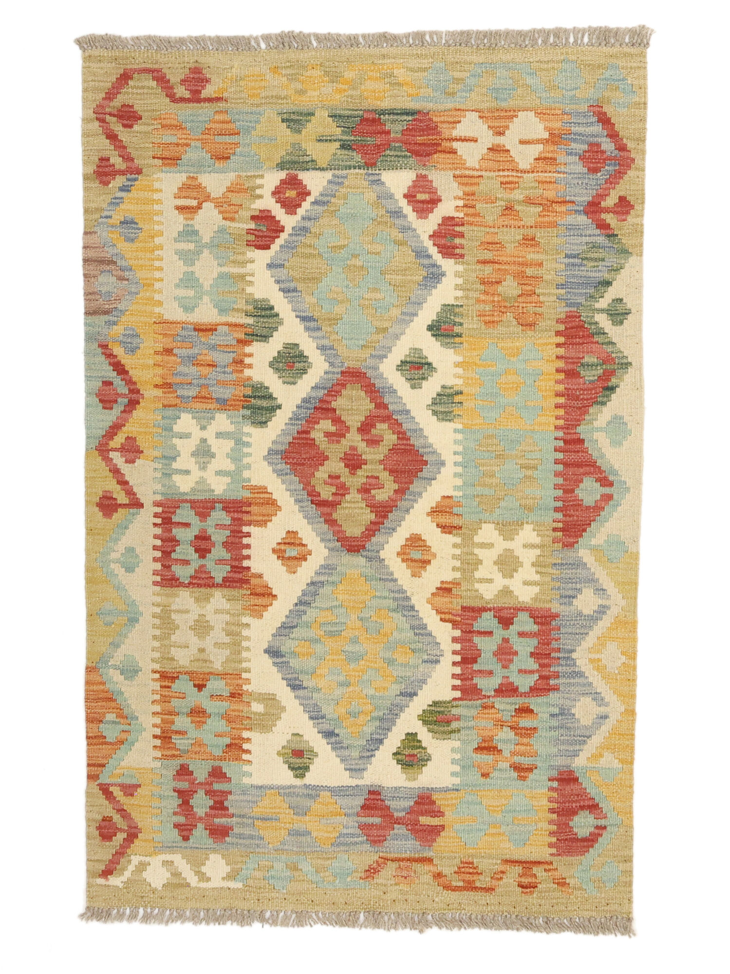 Kelim Afghan Old Stil Teppich 79×124
