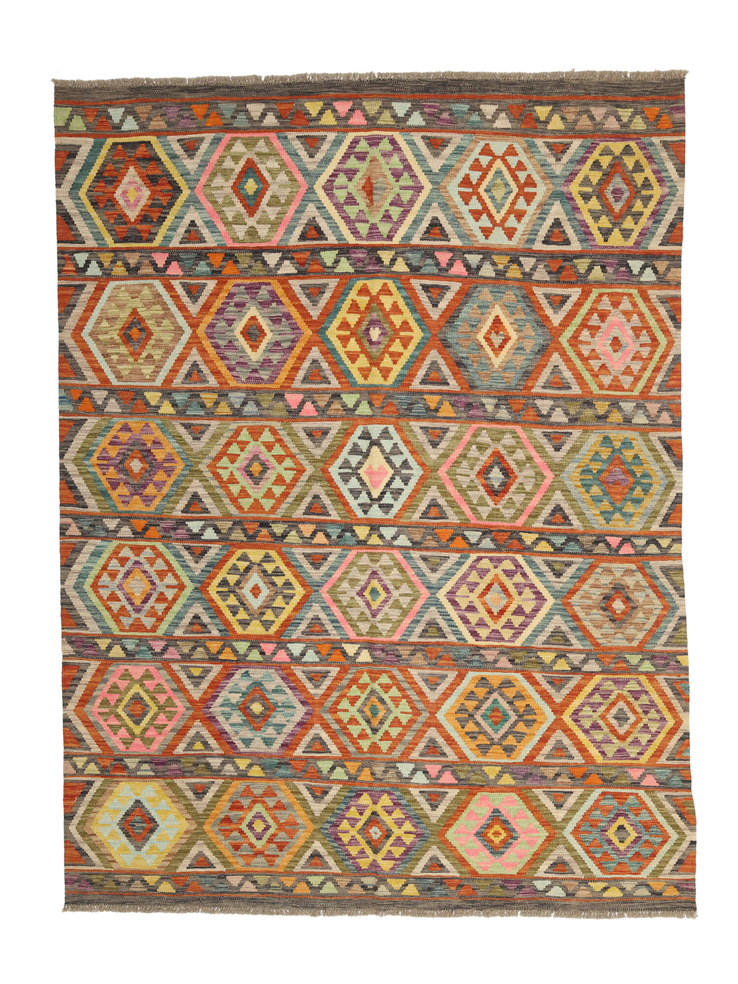 Kelim Afghan Old Stil Teppich 181×239