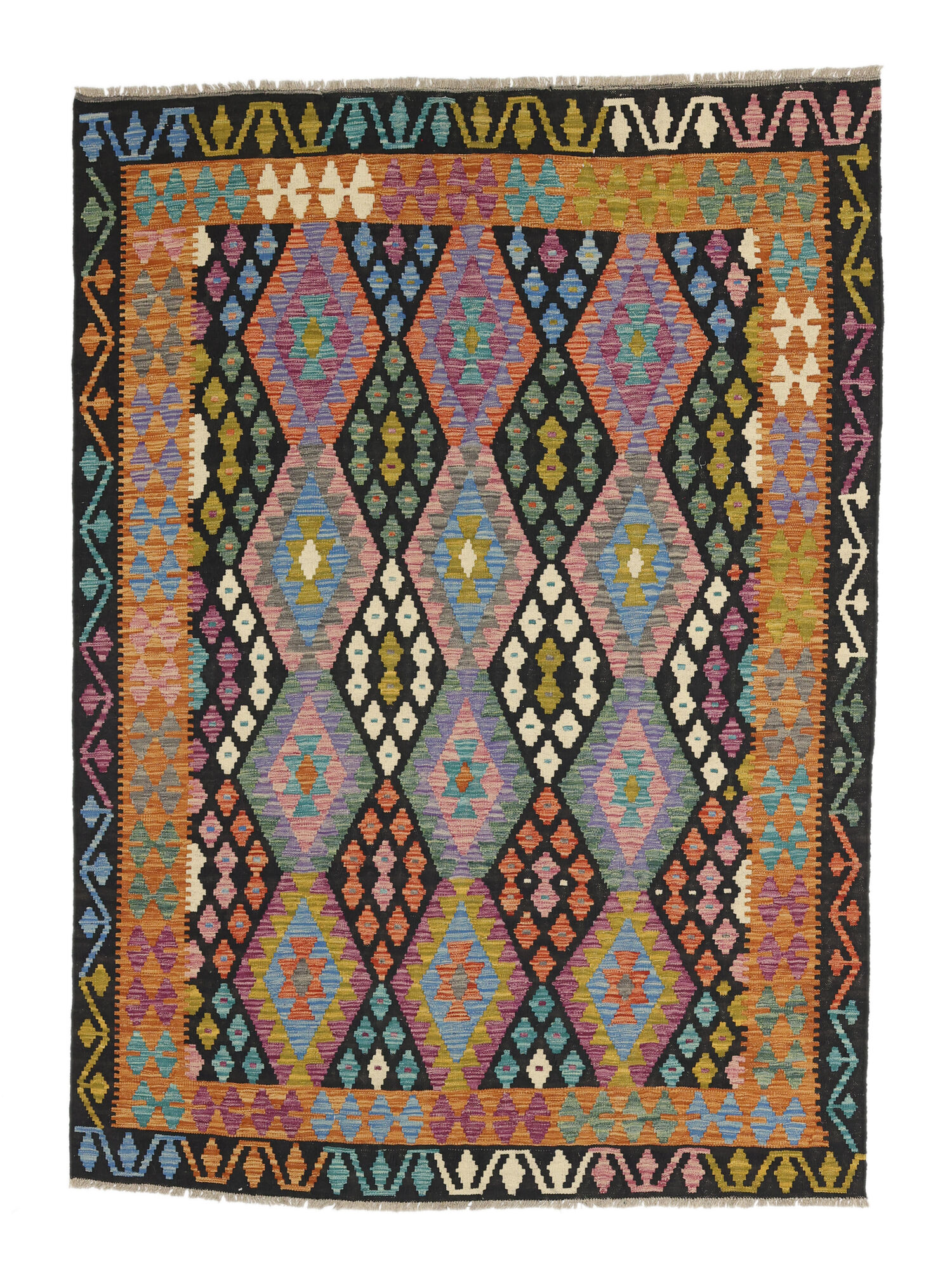Kelim Afghan Old Stil Teppich 180×241