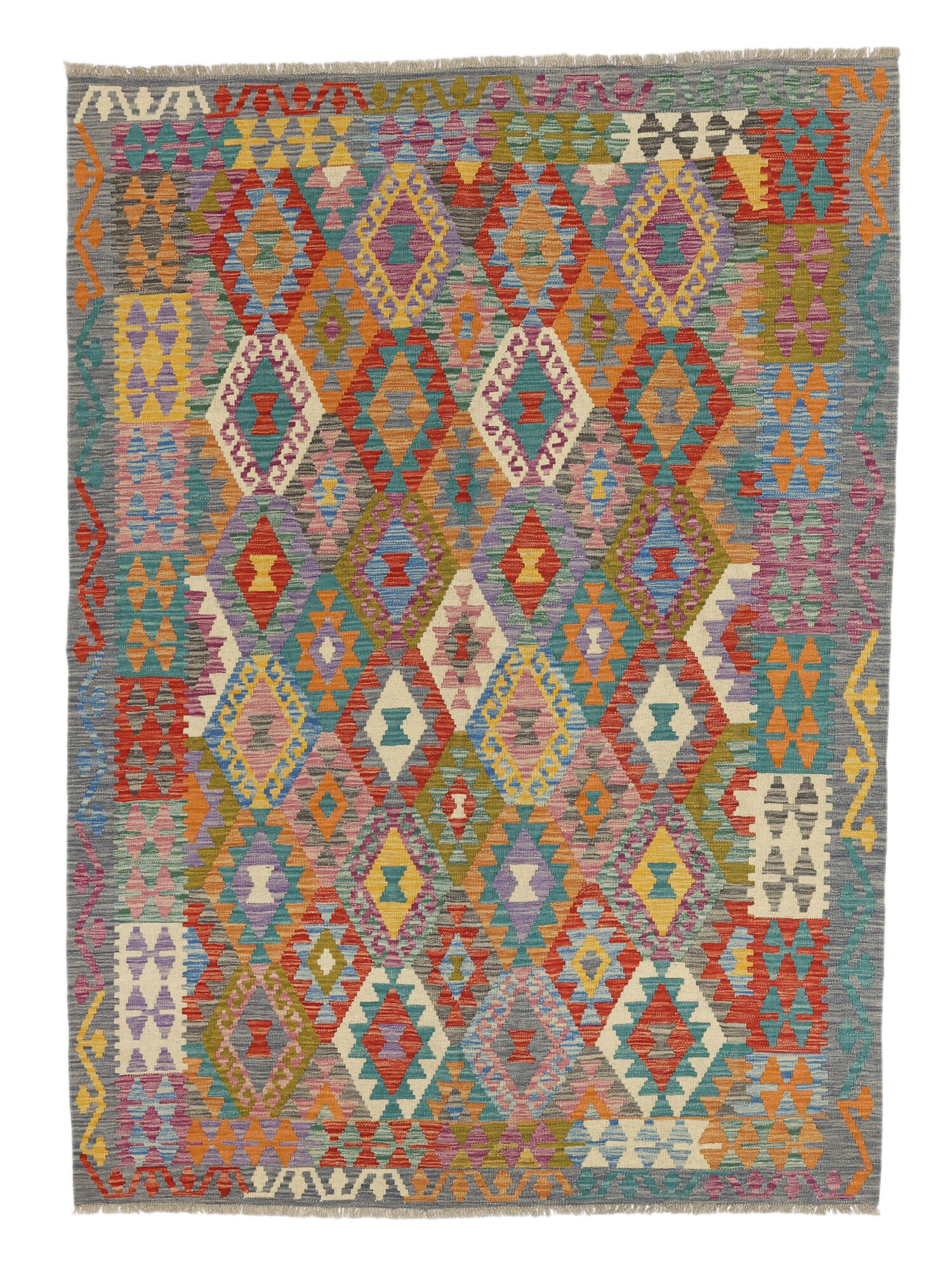 Kelim Afghan Old Stil Teppich 173×231