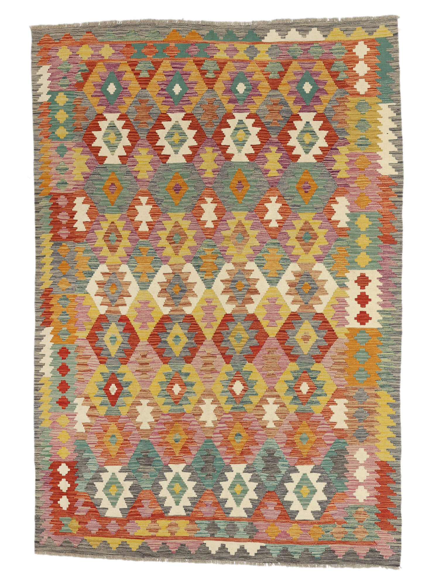 Kelim Afghan Old Stil Teppich 176×248