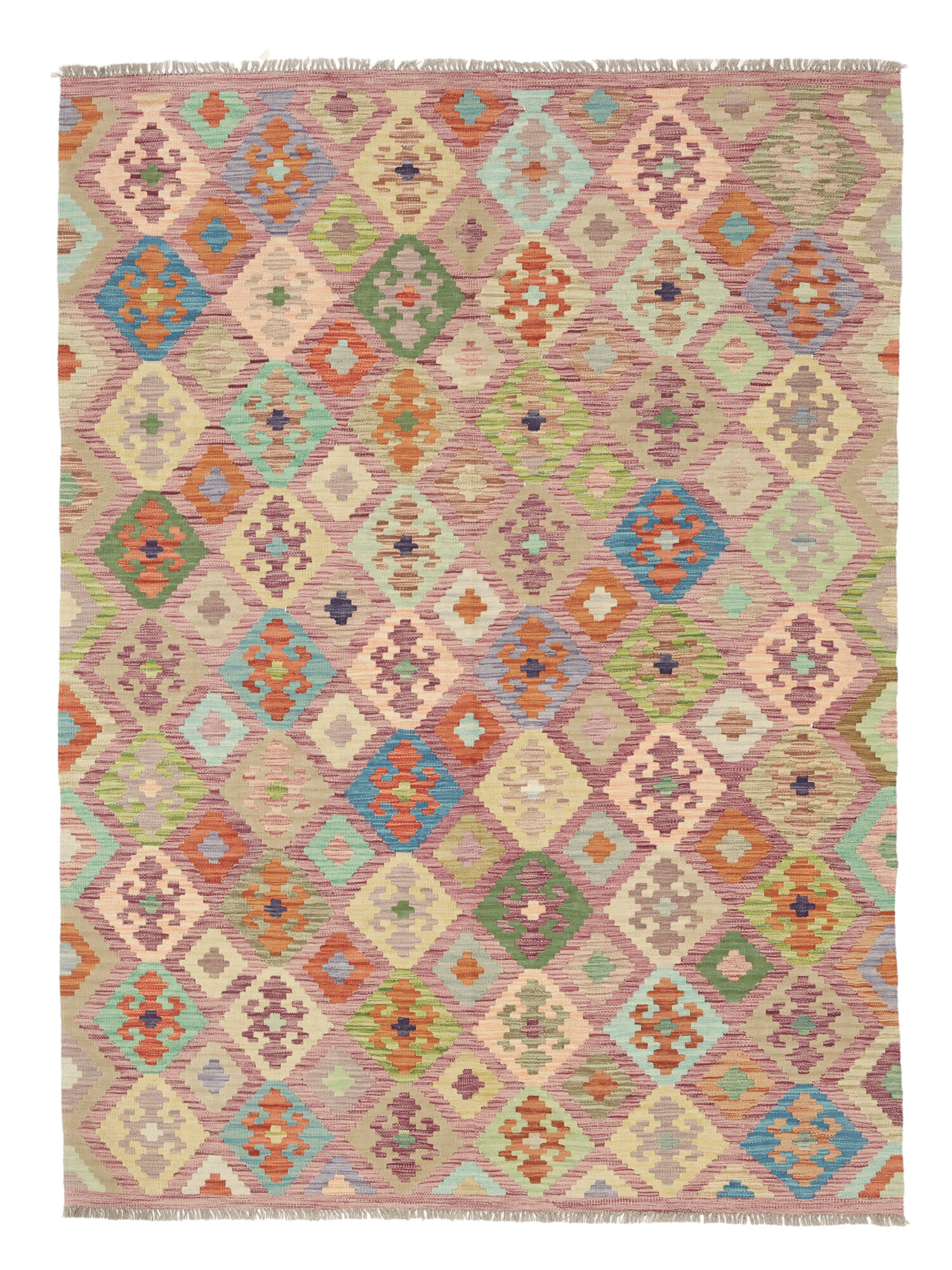 Kelim Afghan Old Stil Teppich 172×239