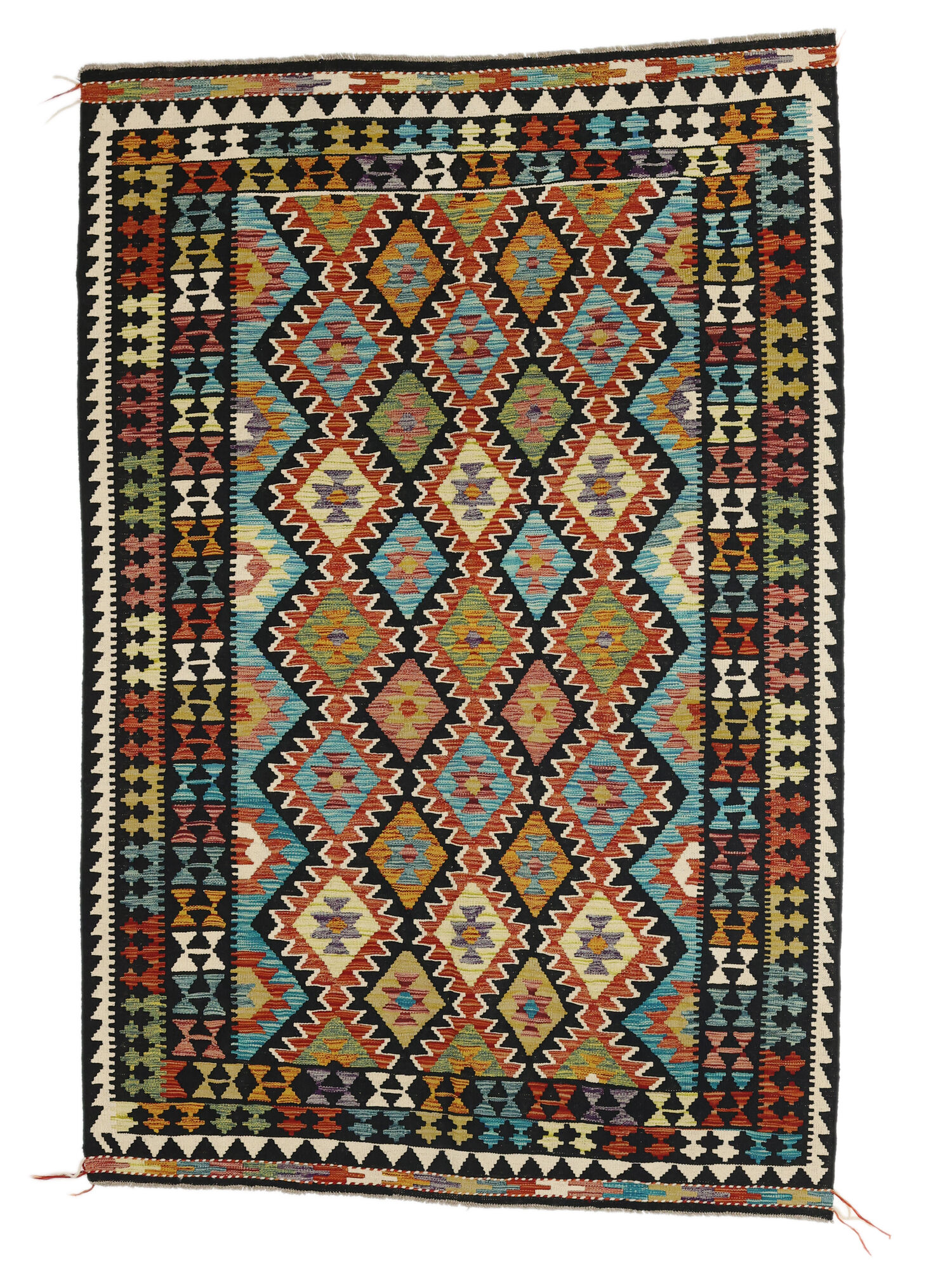 Kelim Afghan Old Stil Teppich 171×253