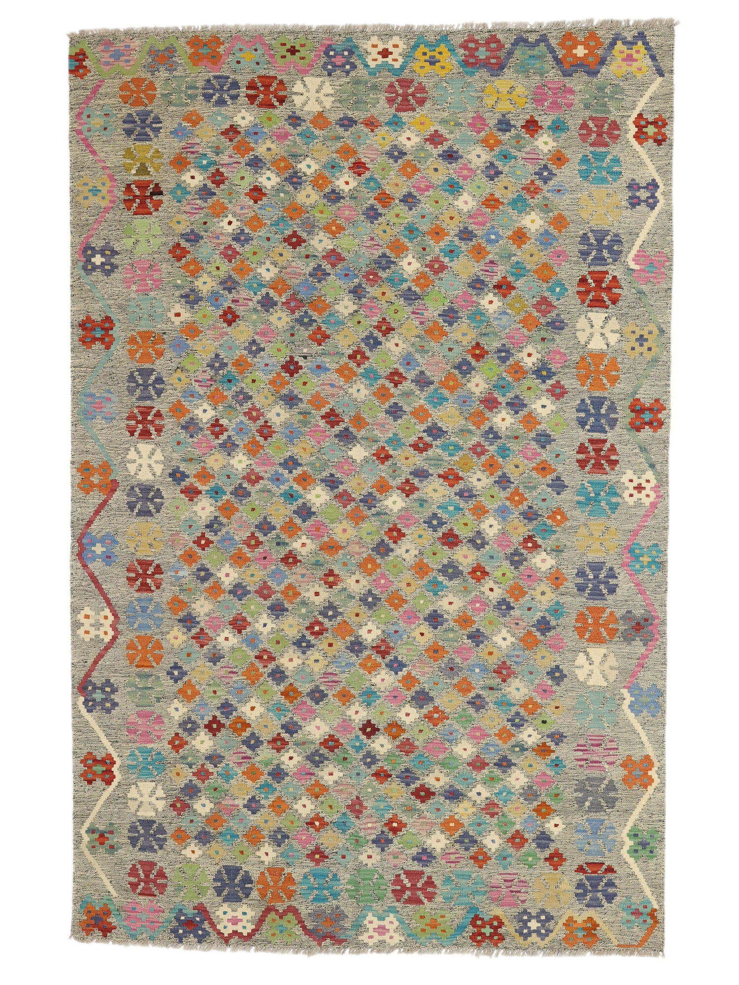 Kelim Afghan Old Stil Teppich 165×242