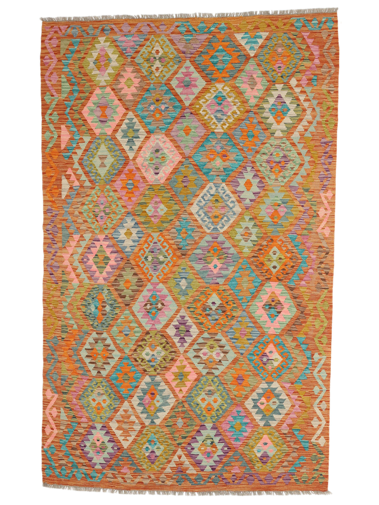 Kelim Afghan Old Stil Teppich 166×258