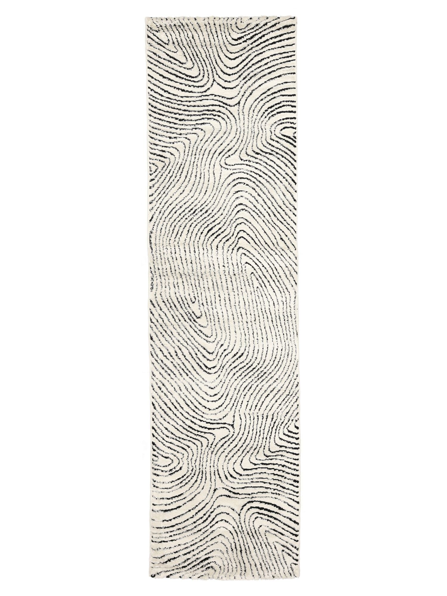 Chaima Matta - Krämvit / Svart 80x300