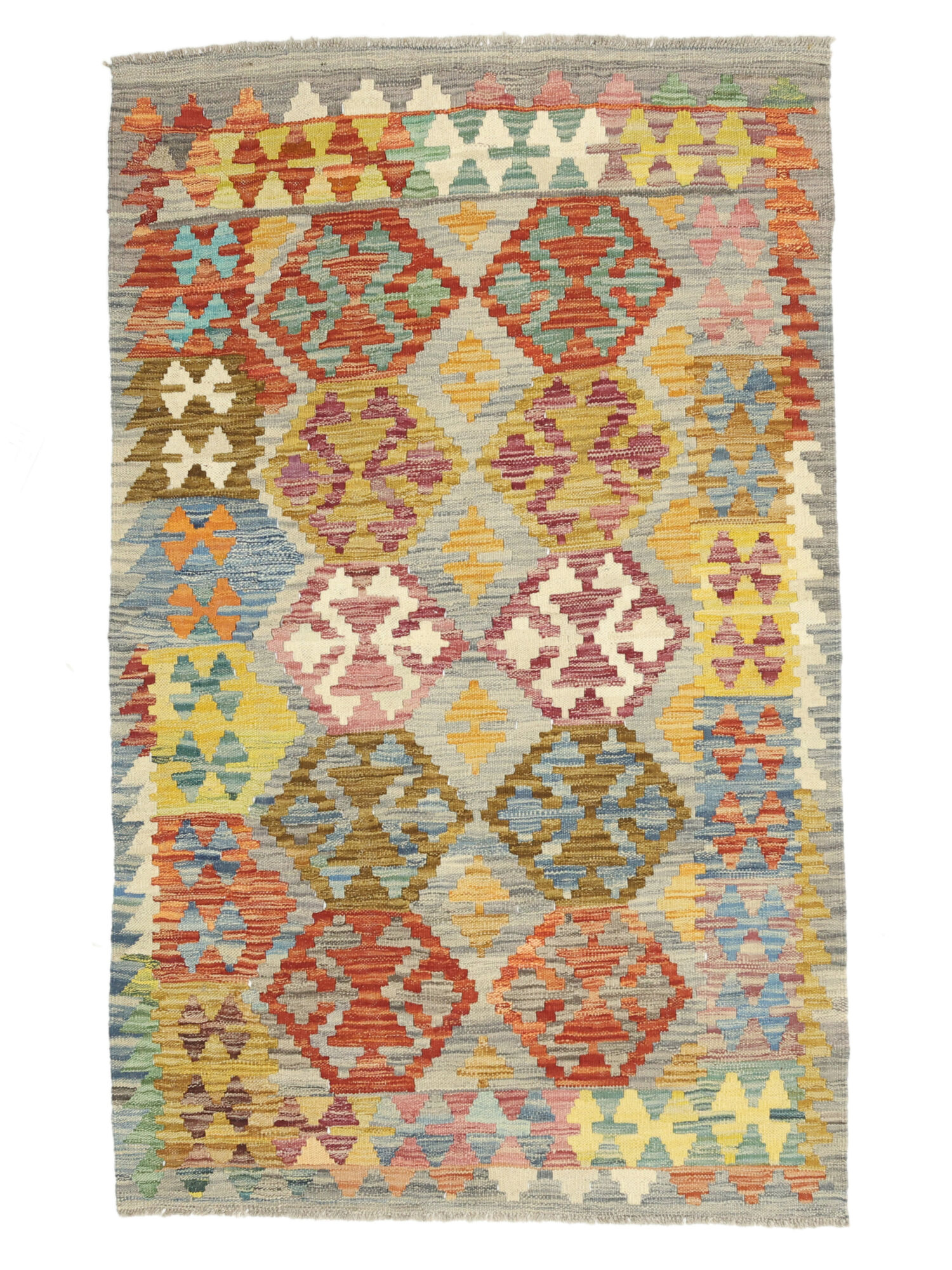 Kelim Afghan Old Stil Teppich 98×155