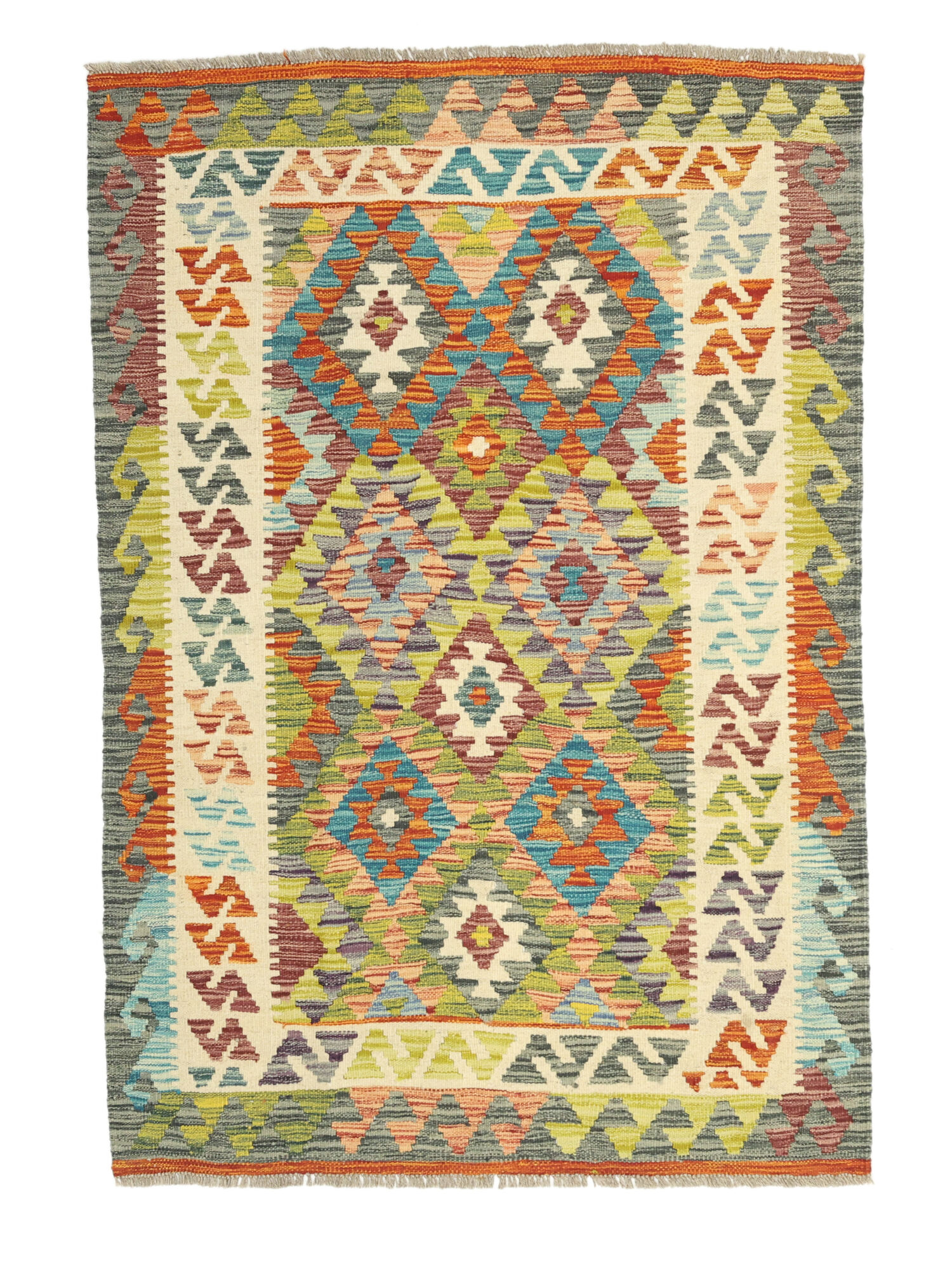 Kelim Afghan Old Stil Teppich 103×148