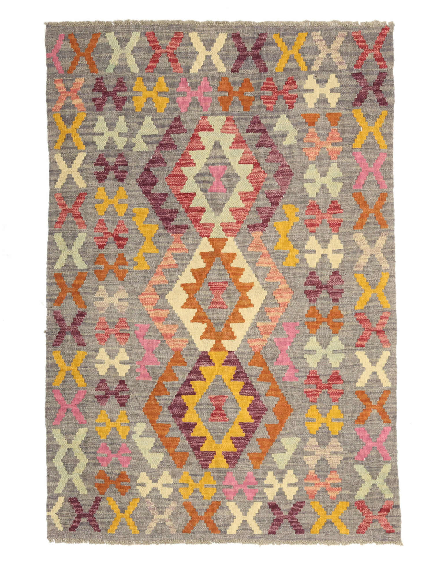 Kelim Afghan Old Stil Teppich 105×150