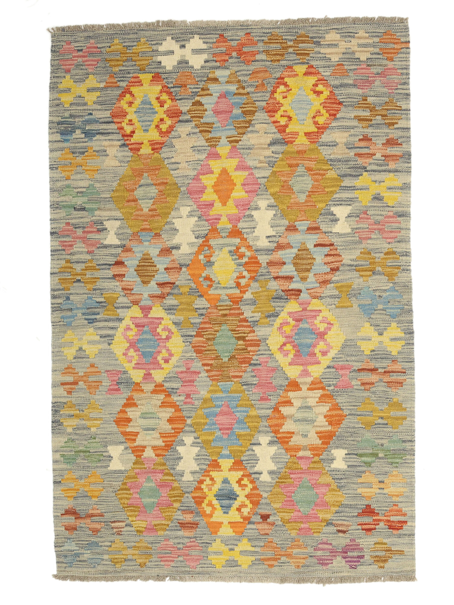Kelim Afghan Old Stil Teppich 102×155