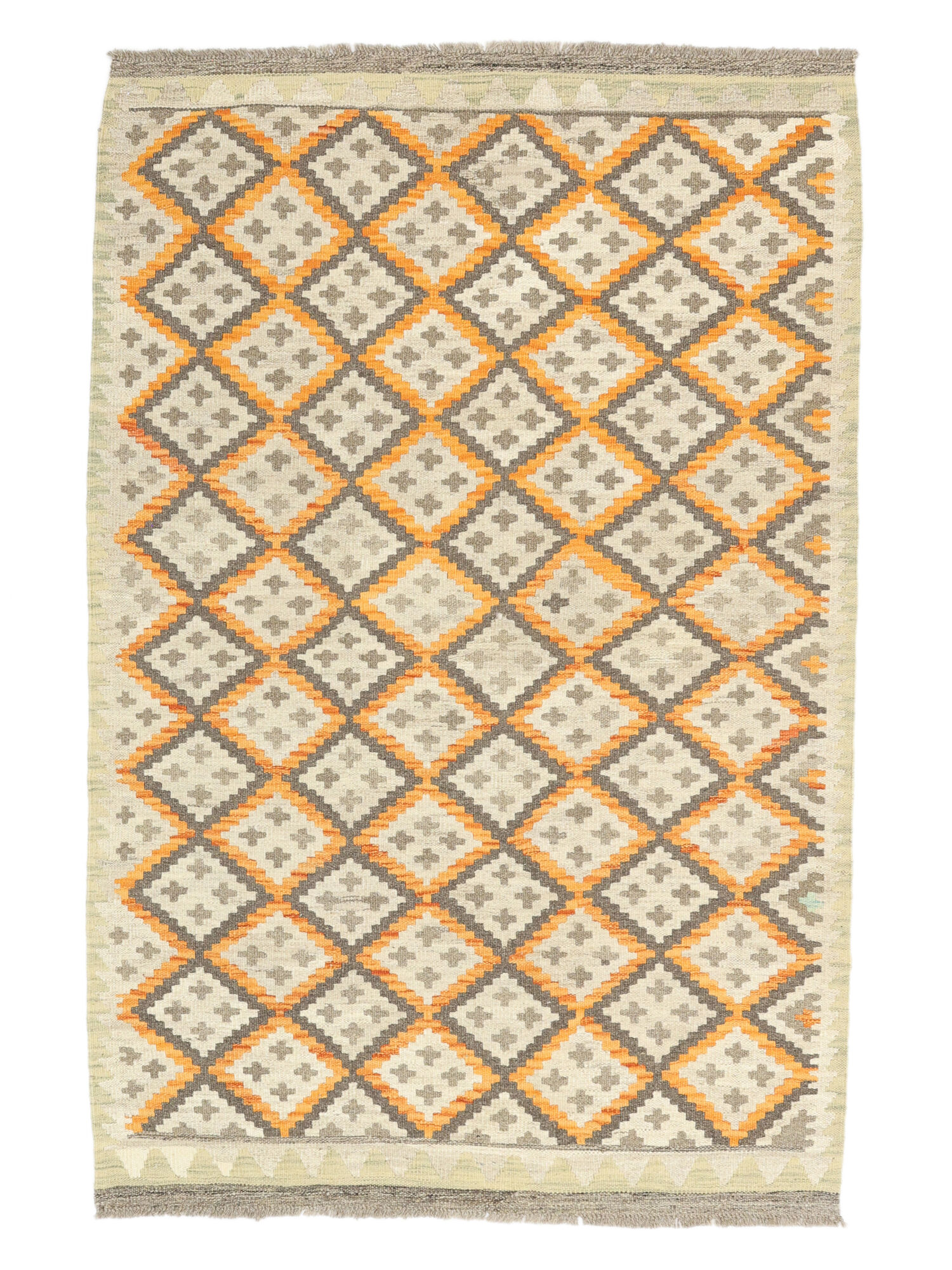 Kelim Afghan Old Stil Teppich 104×158