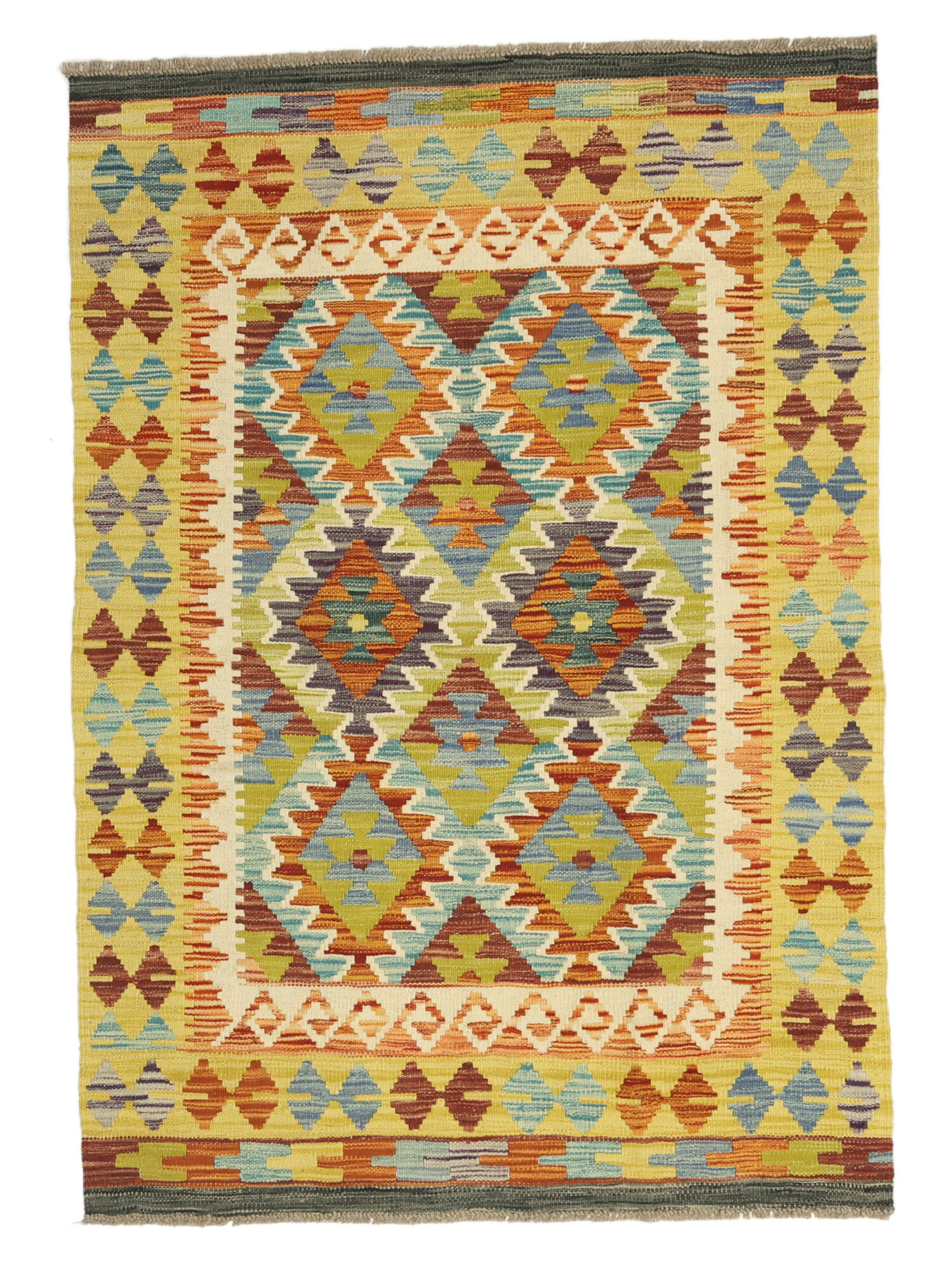 Kelim Afghan Old Stil Teppich 97×139