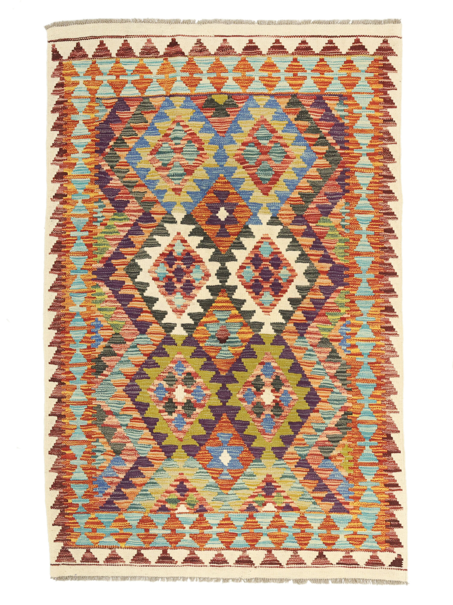Kelim Afghan Old Stil Teppich 101×149