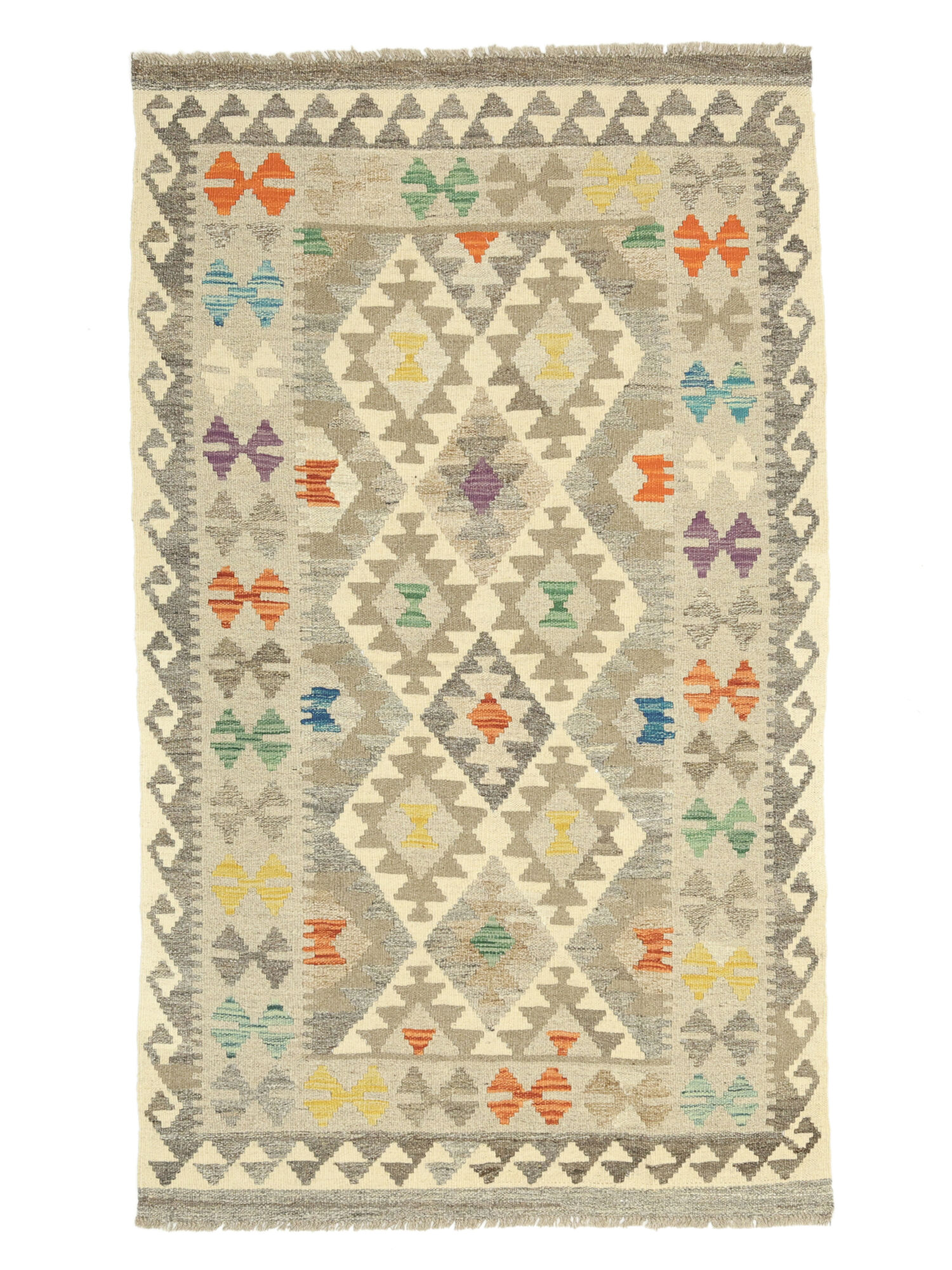 Kelim Afghan Old Stil Teppich 100×157