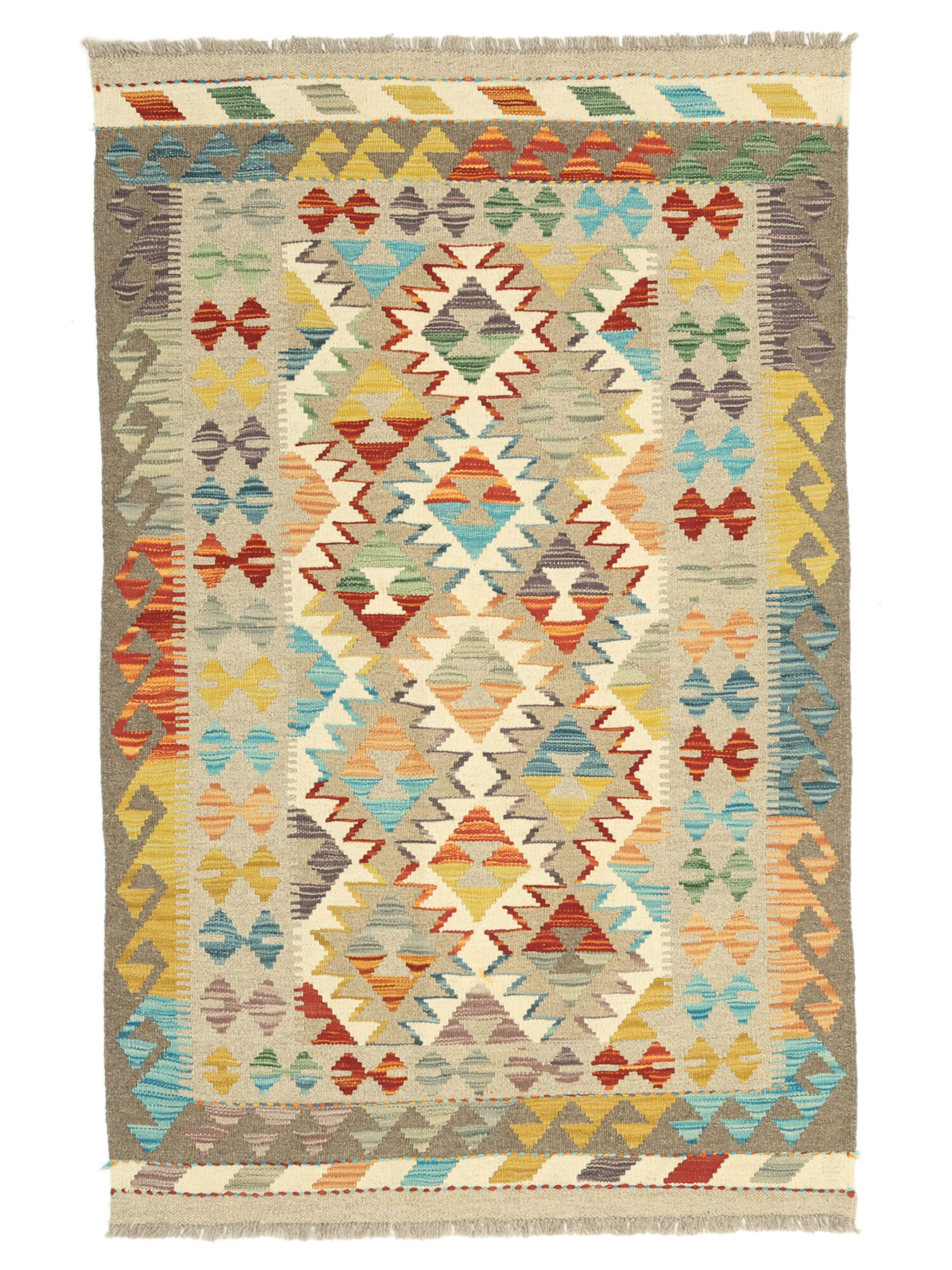 Kelim Afghan Old Stil Teppich 101×154
