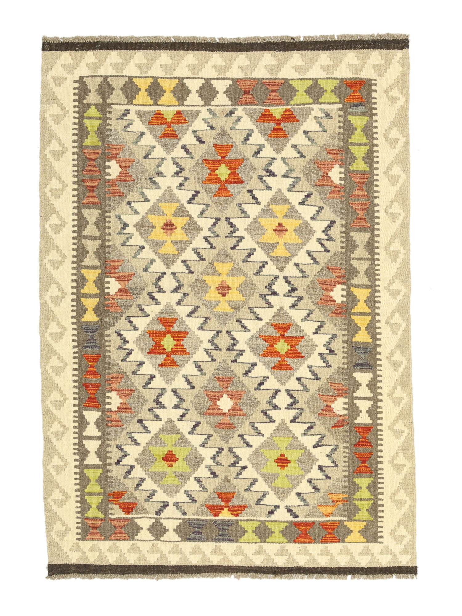 Kelim Afghan Old Stil Teppich 103×146