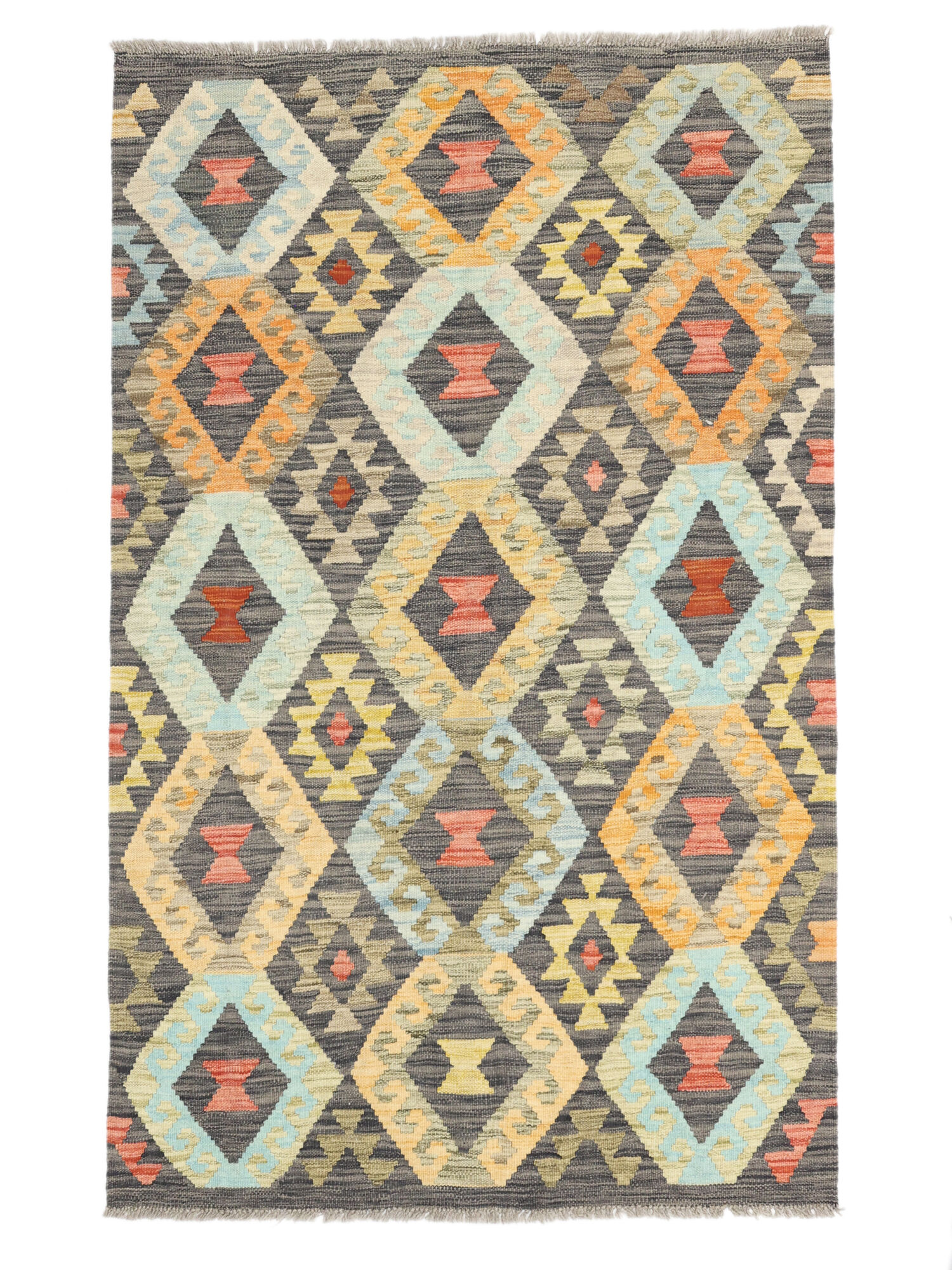Kelim Afghan Old Stil Teppich 102×158