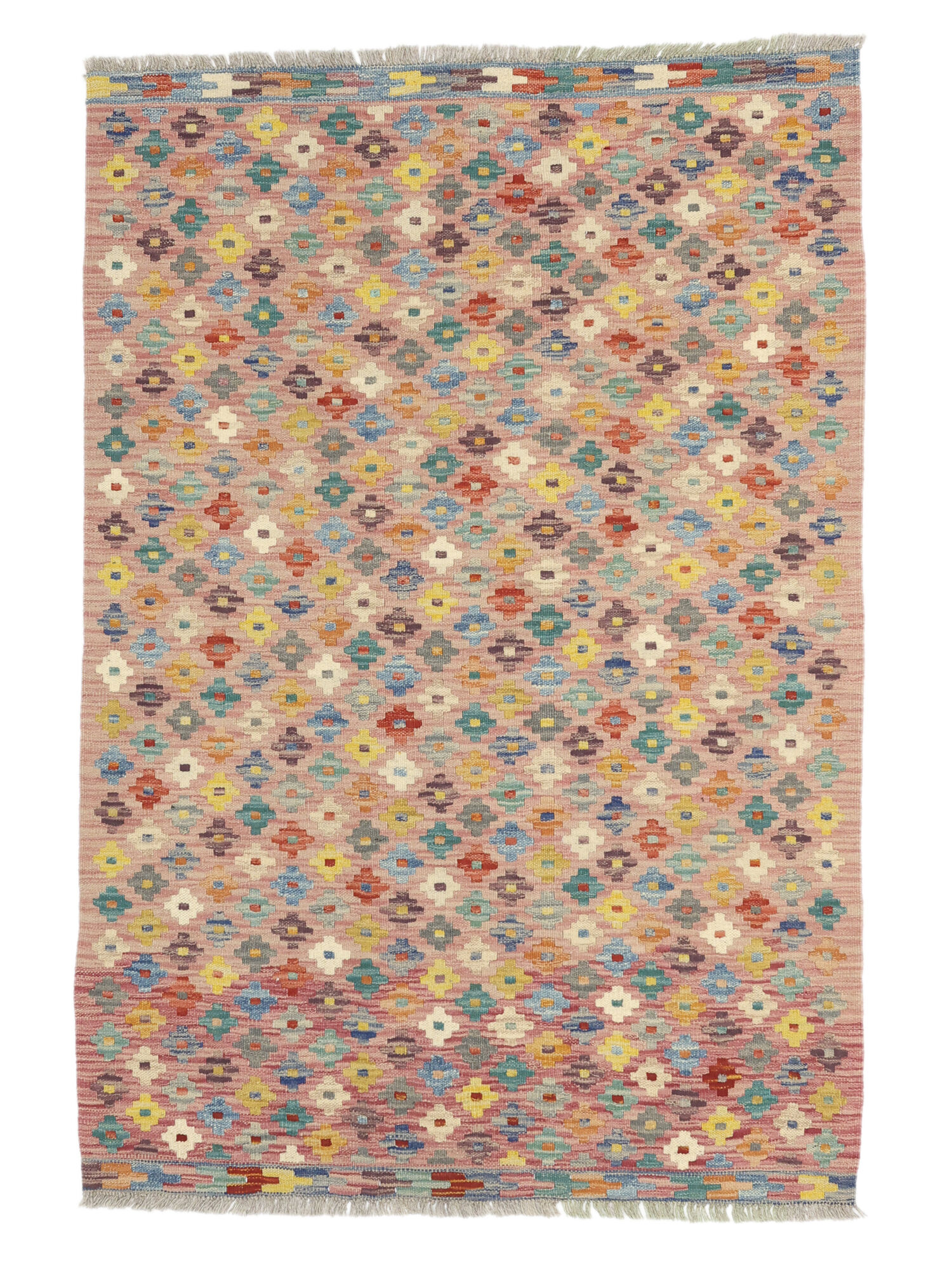Kelim Afghan Old Stil Teppich 104×152