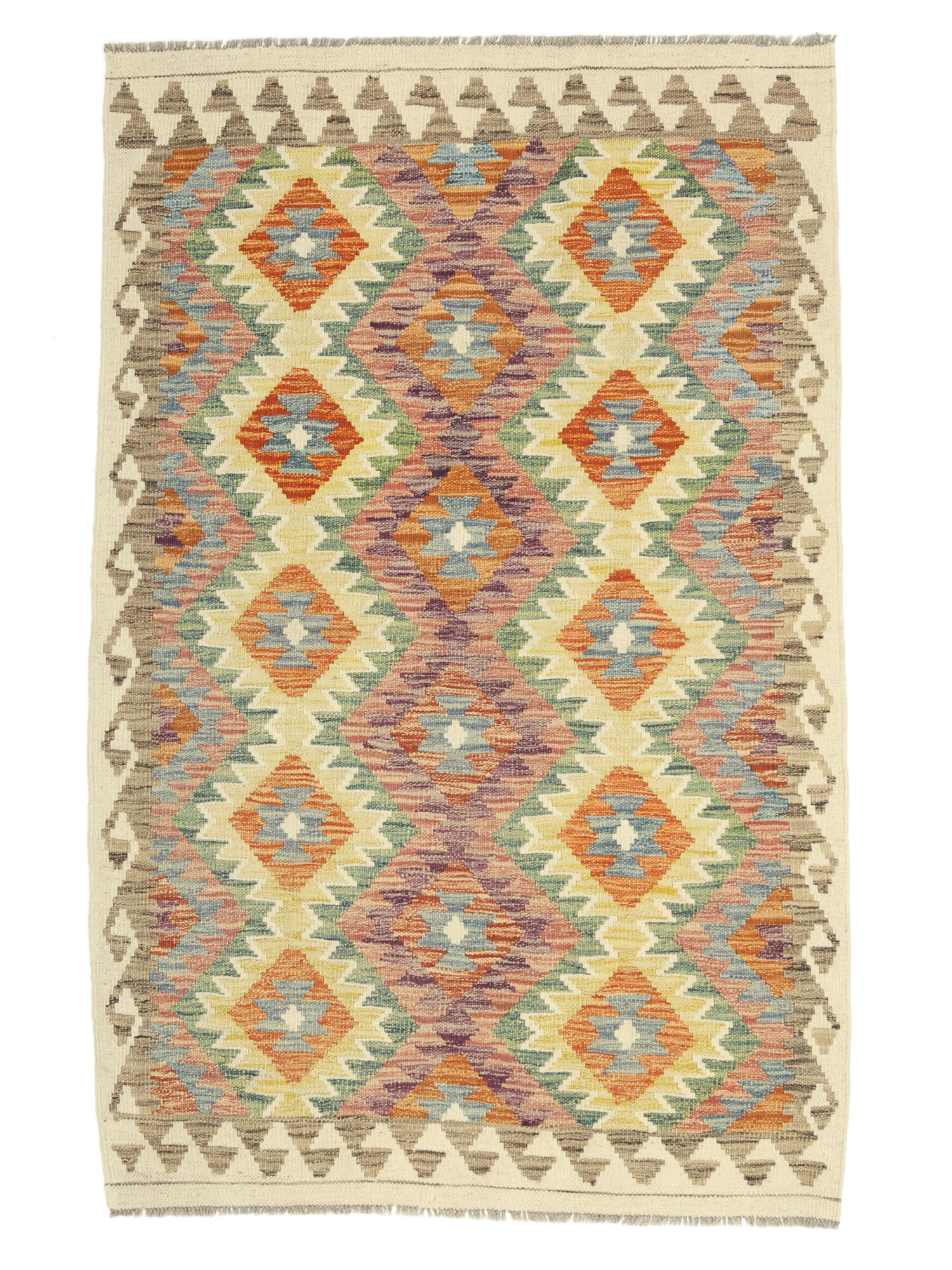 Kelim Afghan Old Stil Teppich 100×156