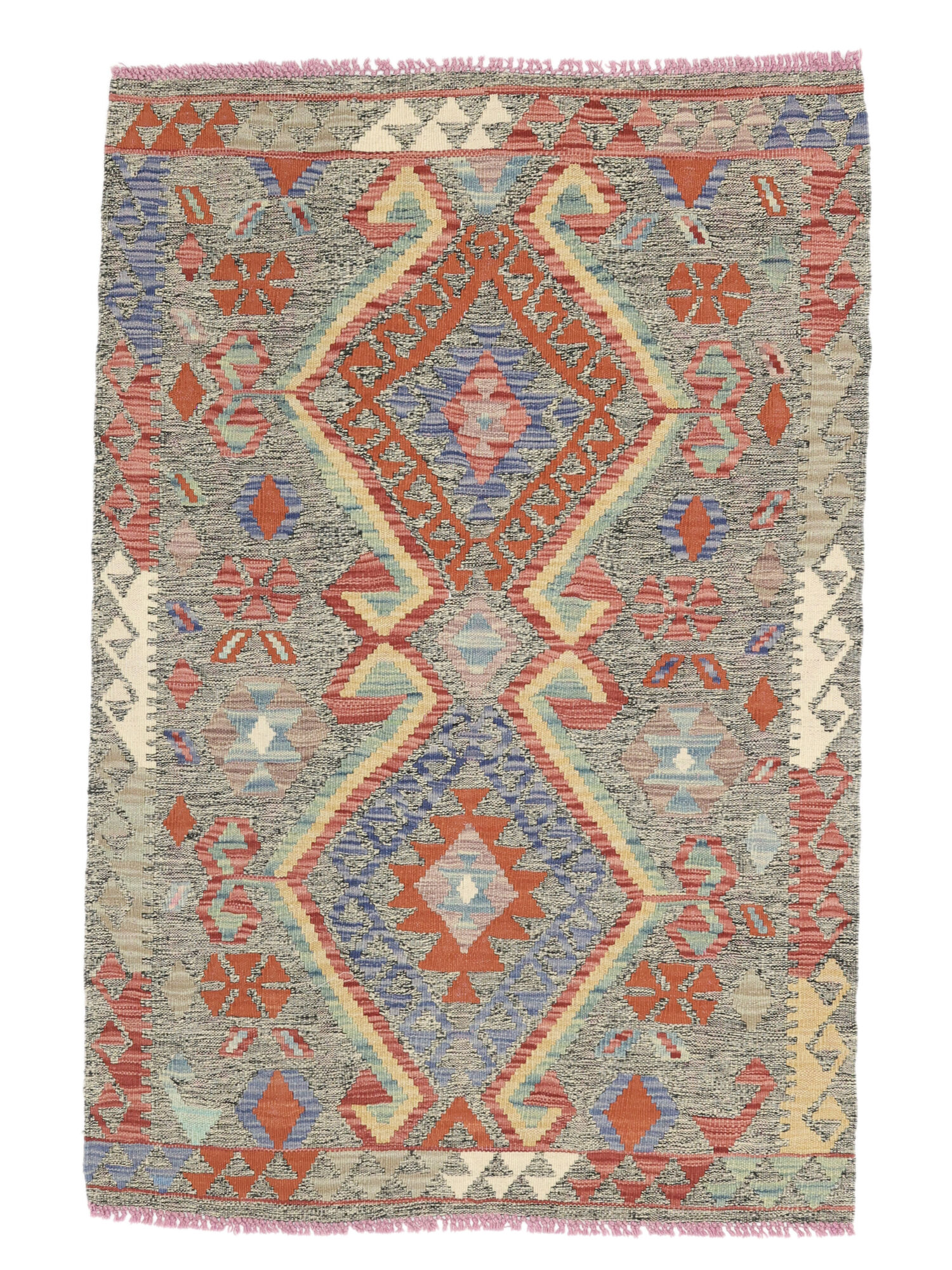 Kelim Afghan Old Stil Teppich 100×146