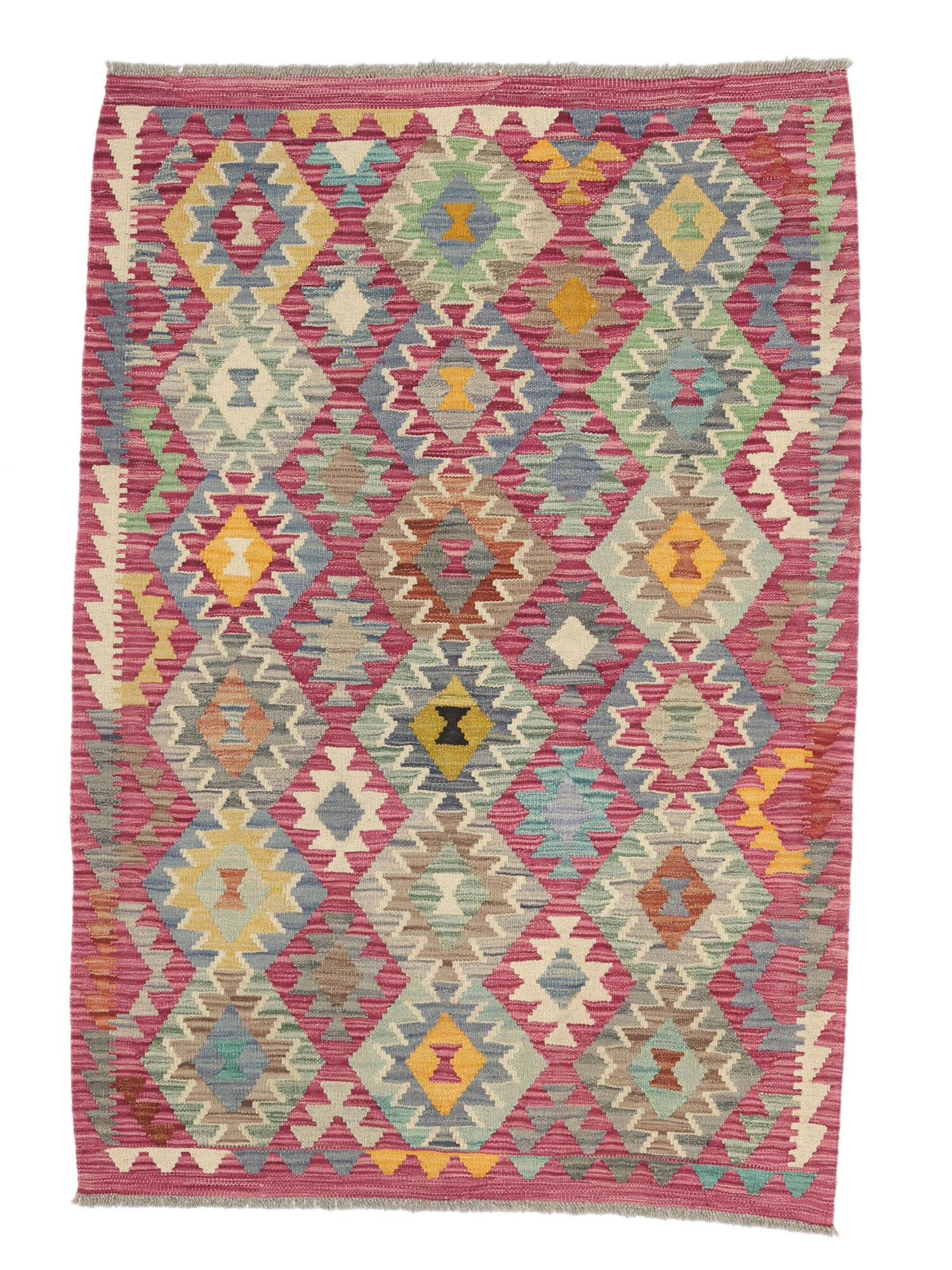 Kelim Afghan Old Stil Teppich 100×148