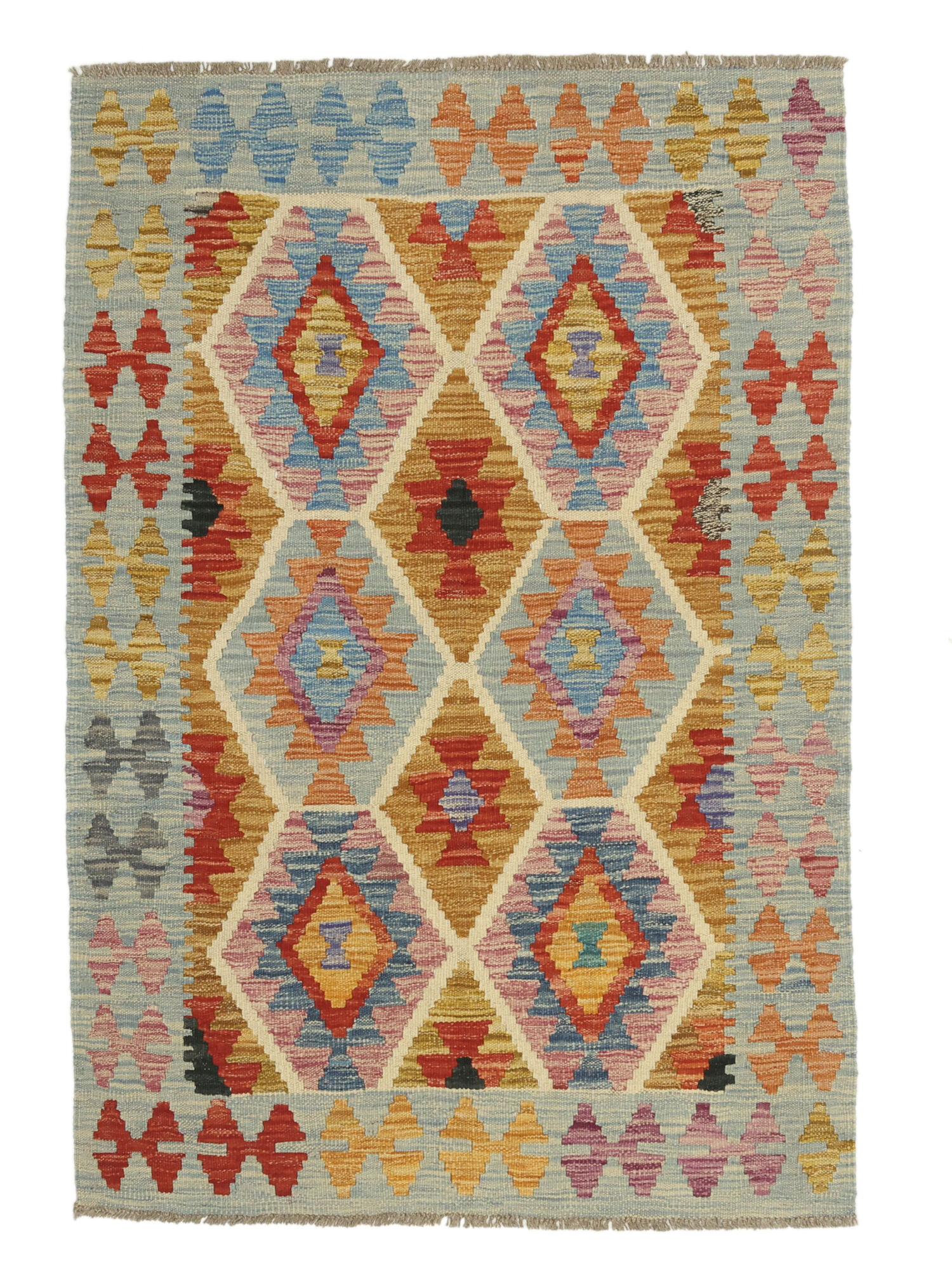 Kelim Afghan Old Stil Teppich 98×145