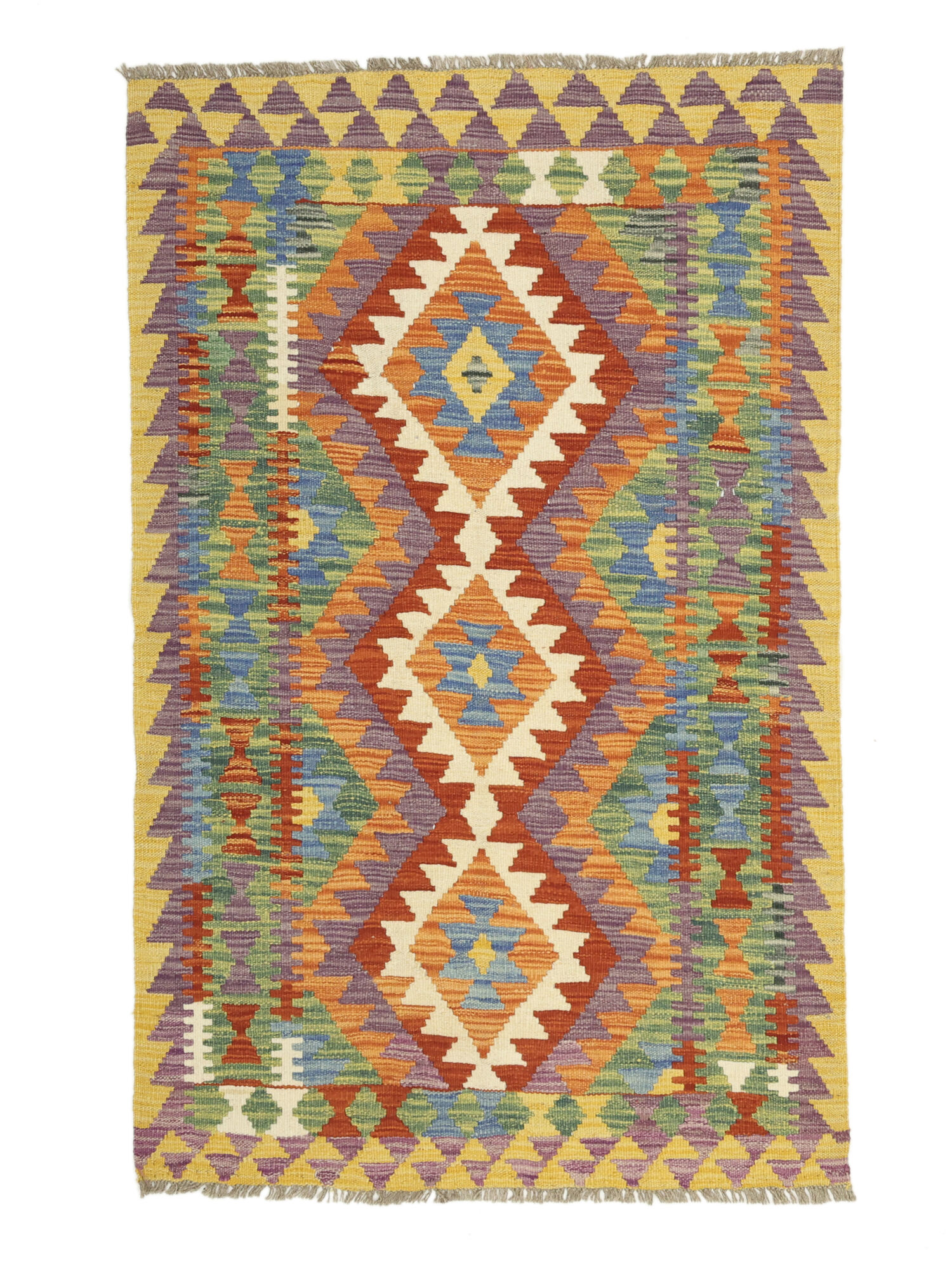 Kelim Afghan Old Stil Teppich 95×148