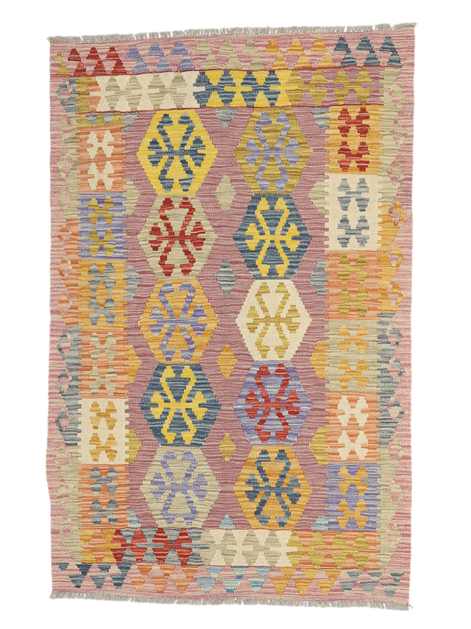 Kelim Afghan Old Stil Teppich 100×155