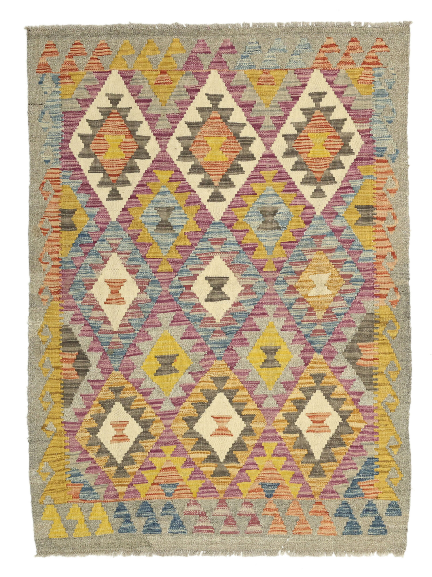 Kelim Afghan Old Stil Teppich 103×140