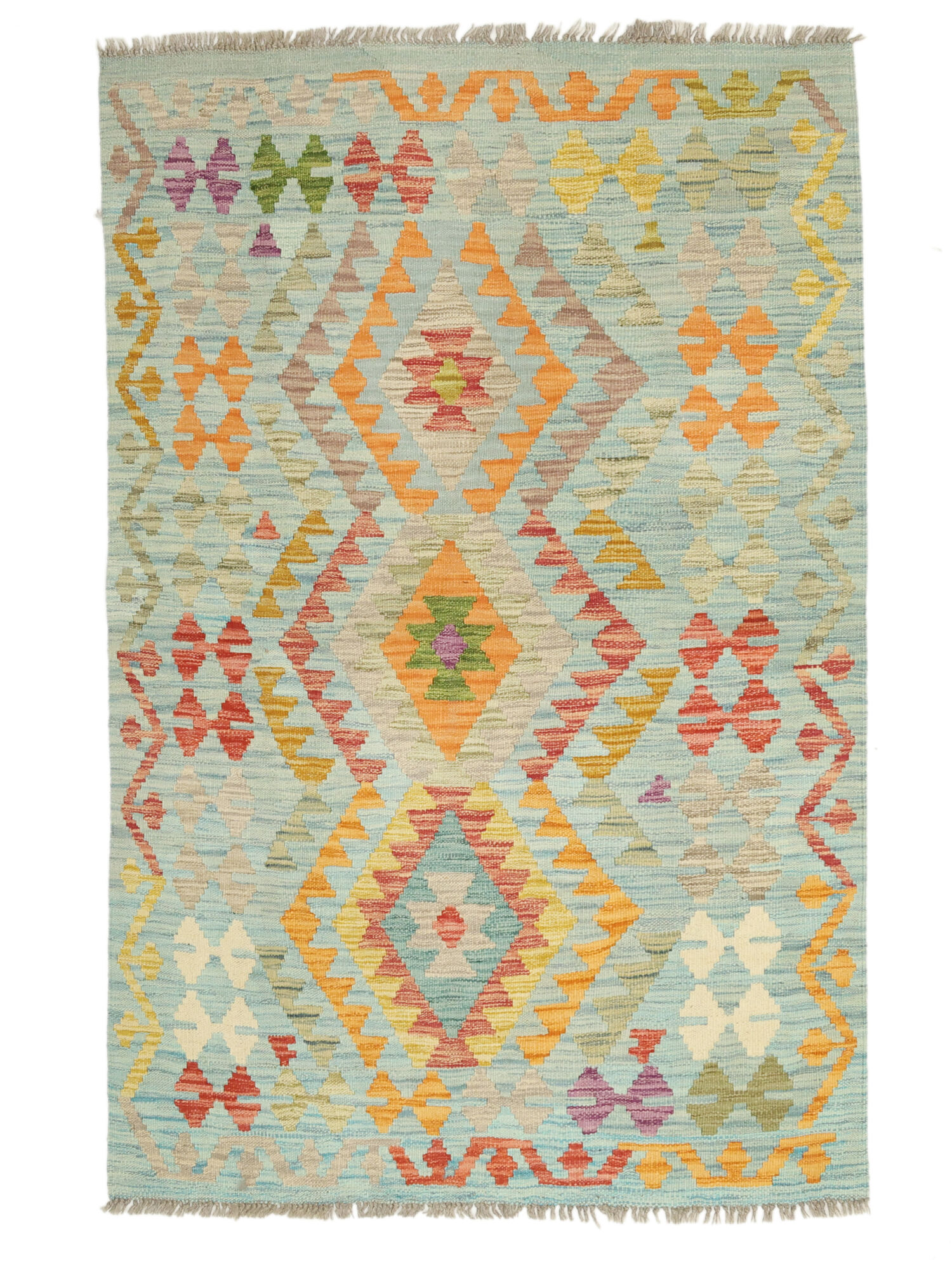 Kelim Afghan Old Stil Teppich 101×147