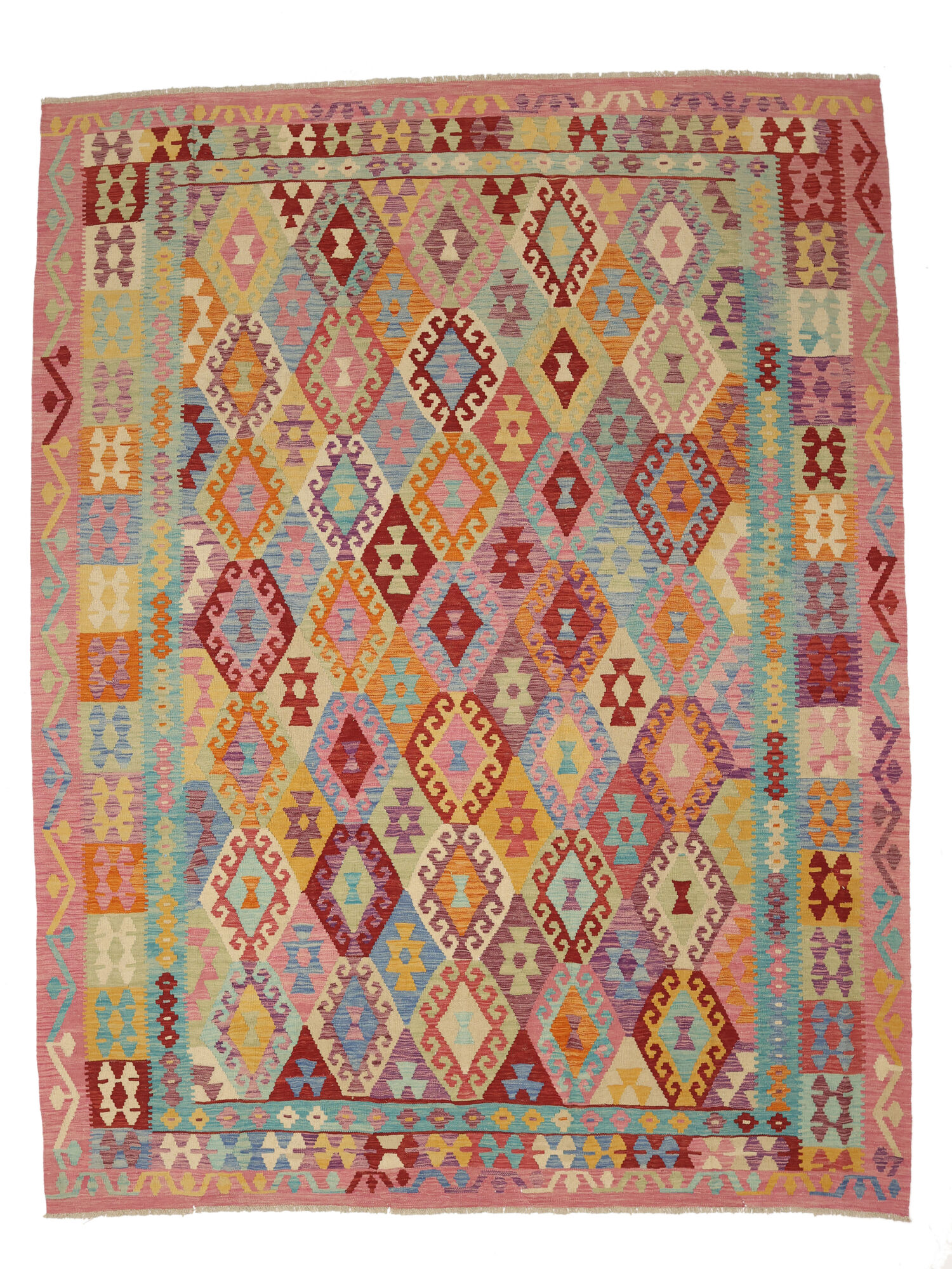 Kelim Afghan Old Stil Teppich 258×332