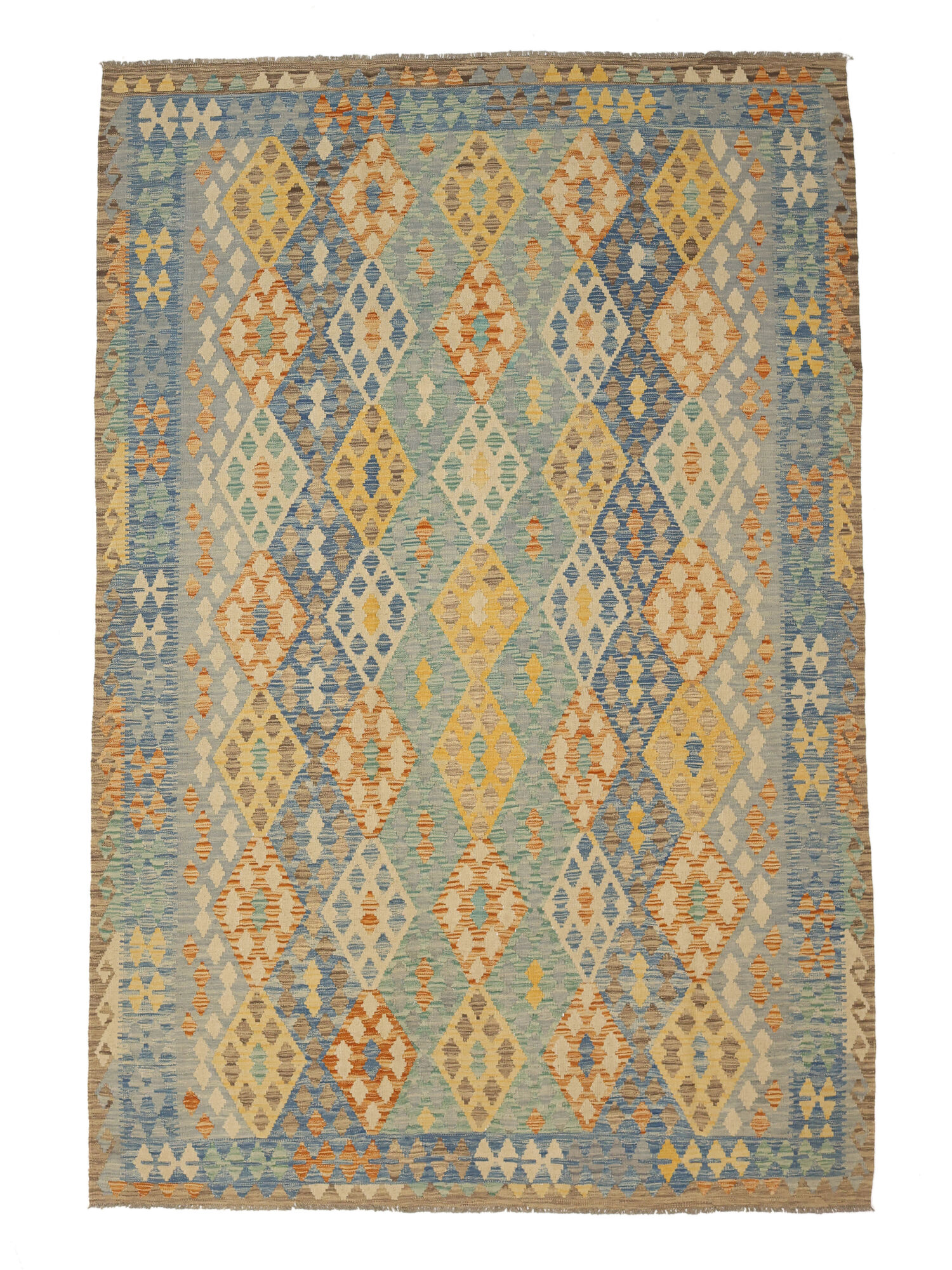 Kelim Afghan Old Stil Teppich 206×291