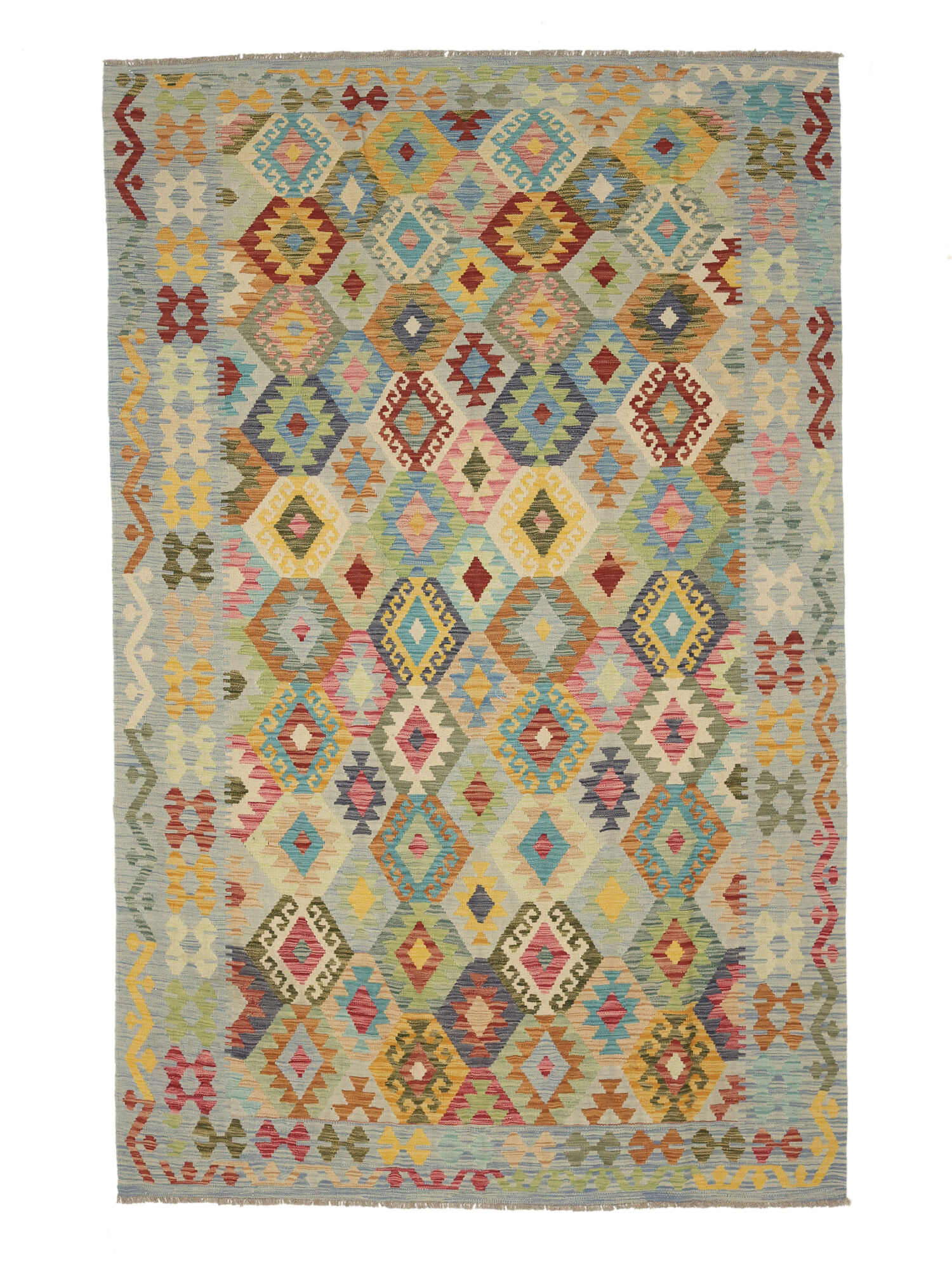 Kelim Afghan Old Stil Teppich 198×296