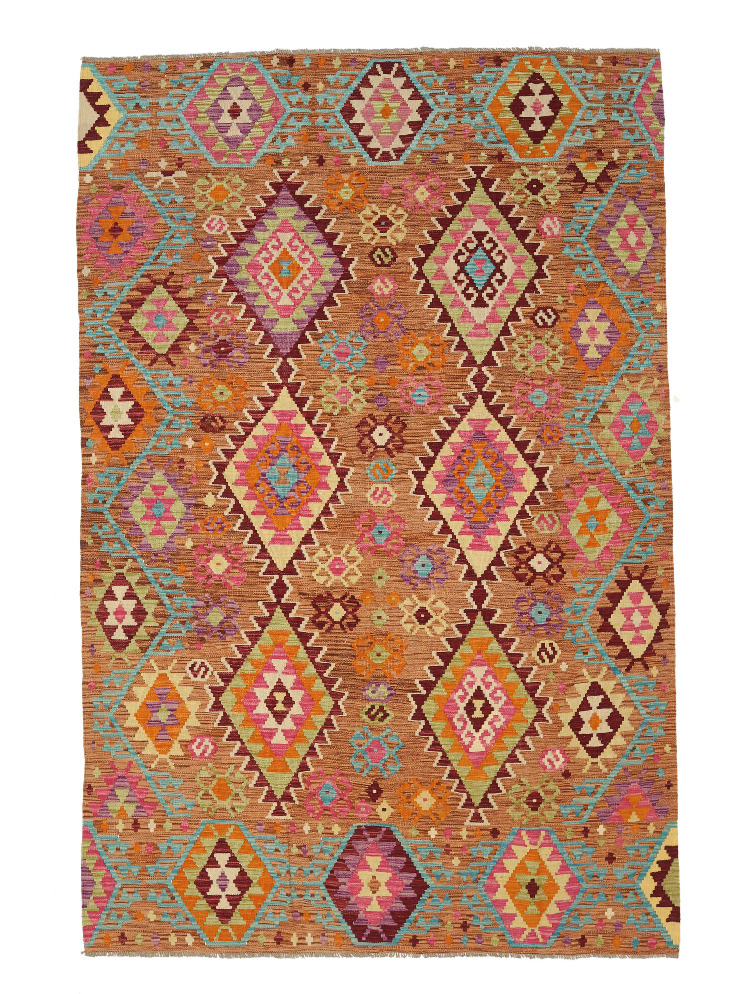Kelim Afghan Old Stil Teppich 197×290