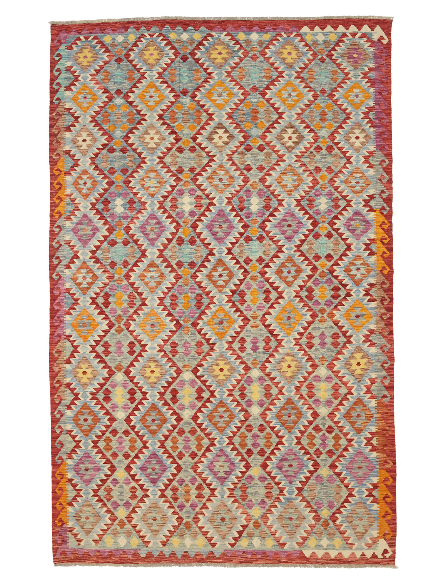 Kelim Afghan Old Stil Teppich 198×297