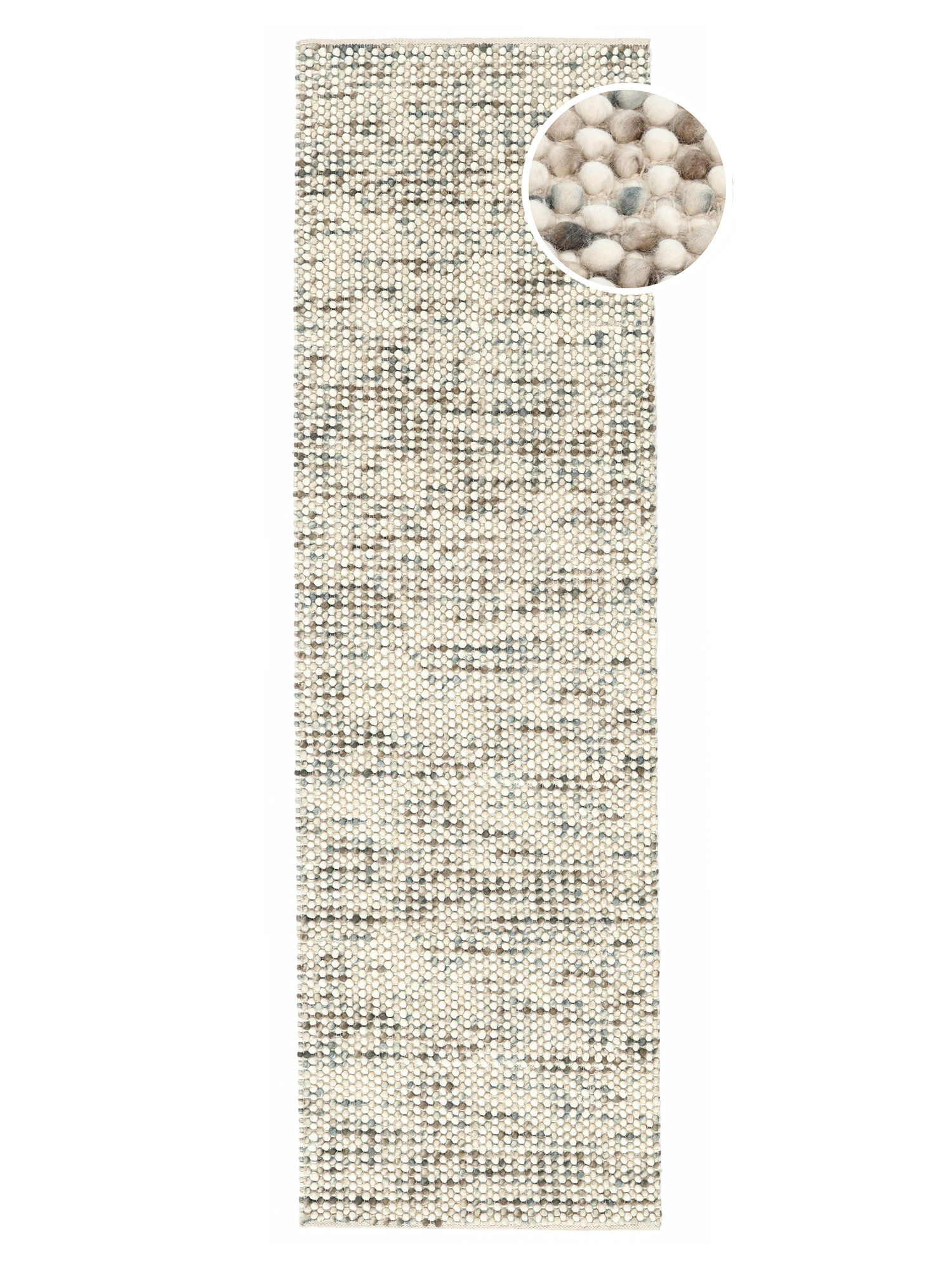 Big Drop Matta - Grå / Beige 80x300