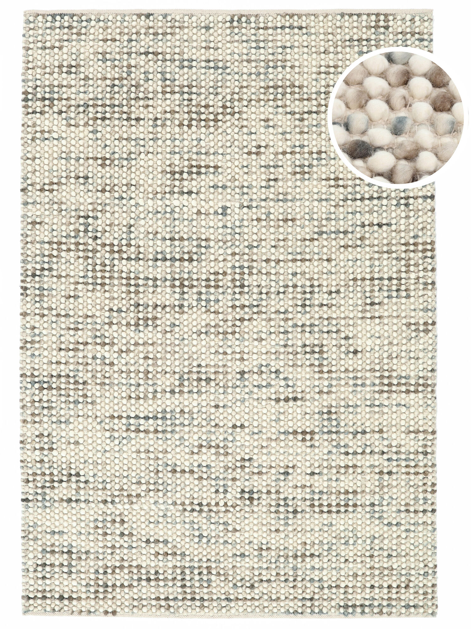 Big Drop Matta - Grå / Beige 200x300