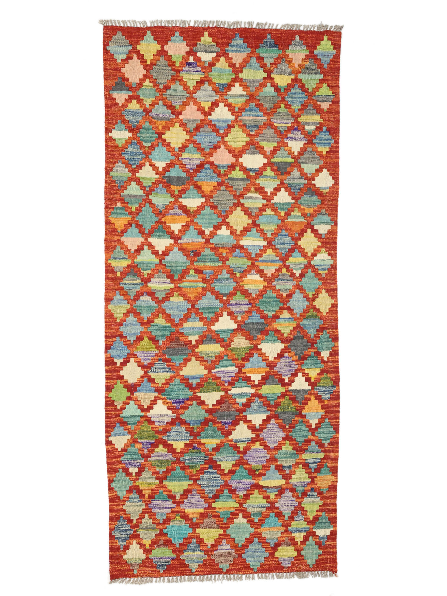 Kelim Afghan Old Stil Teppich 83×202