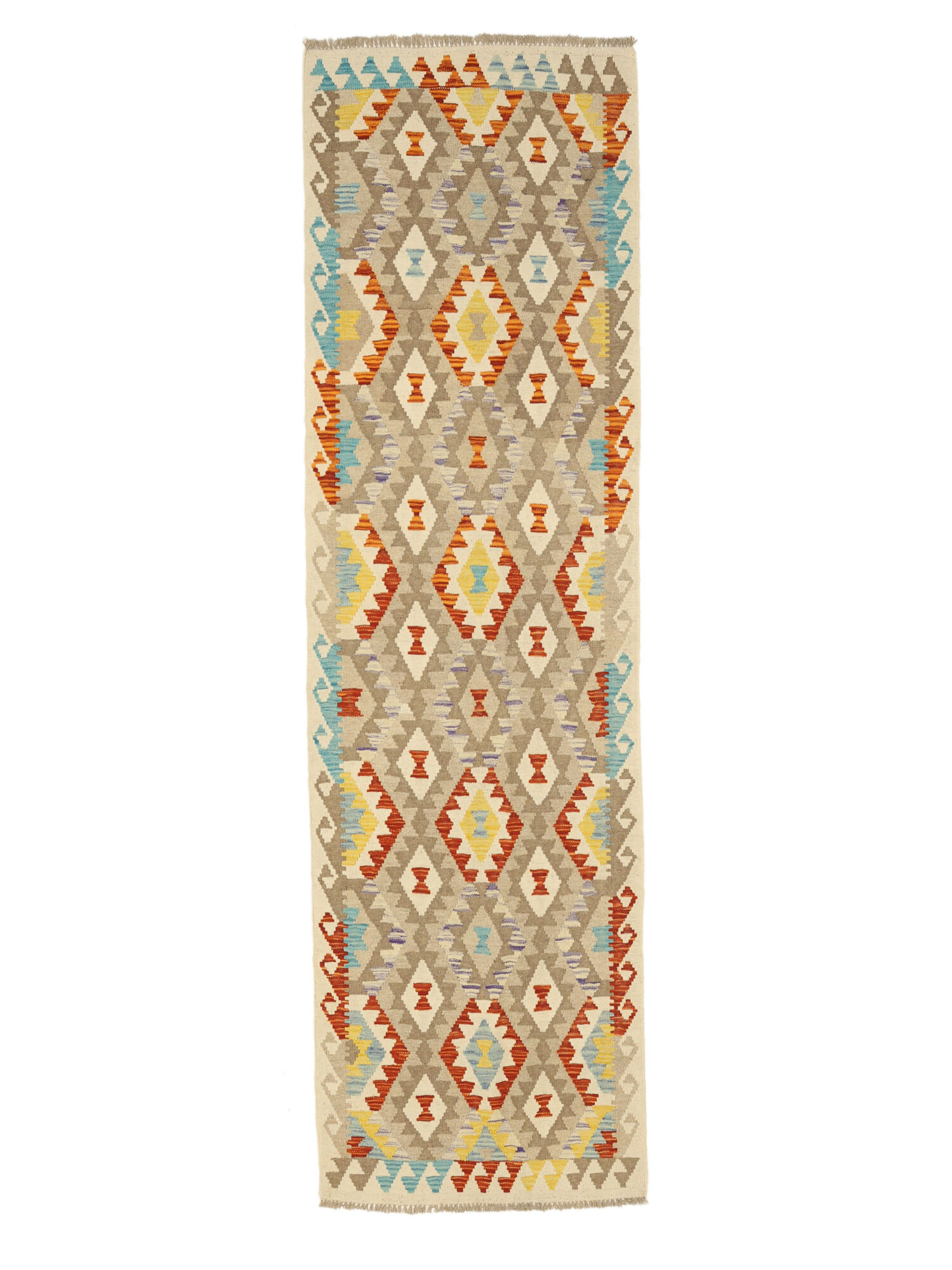 Kelim Afghan Old Stil Teppich 85×285