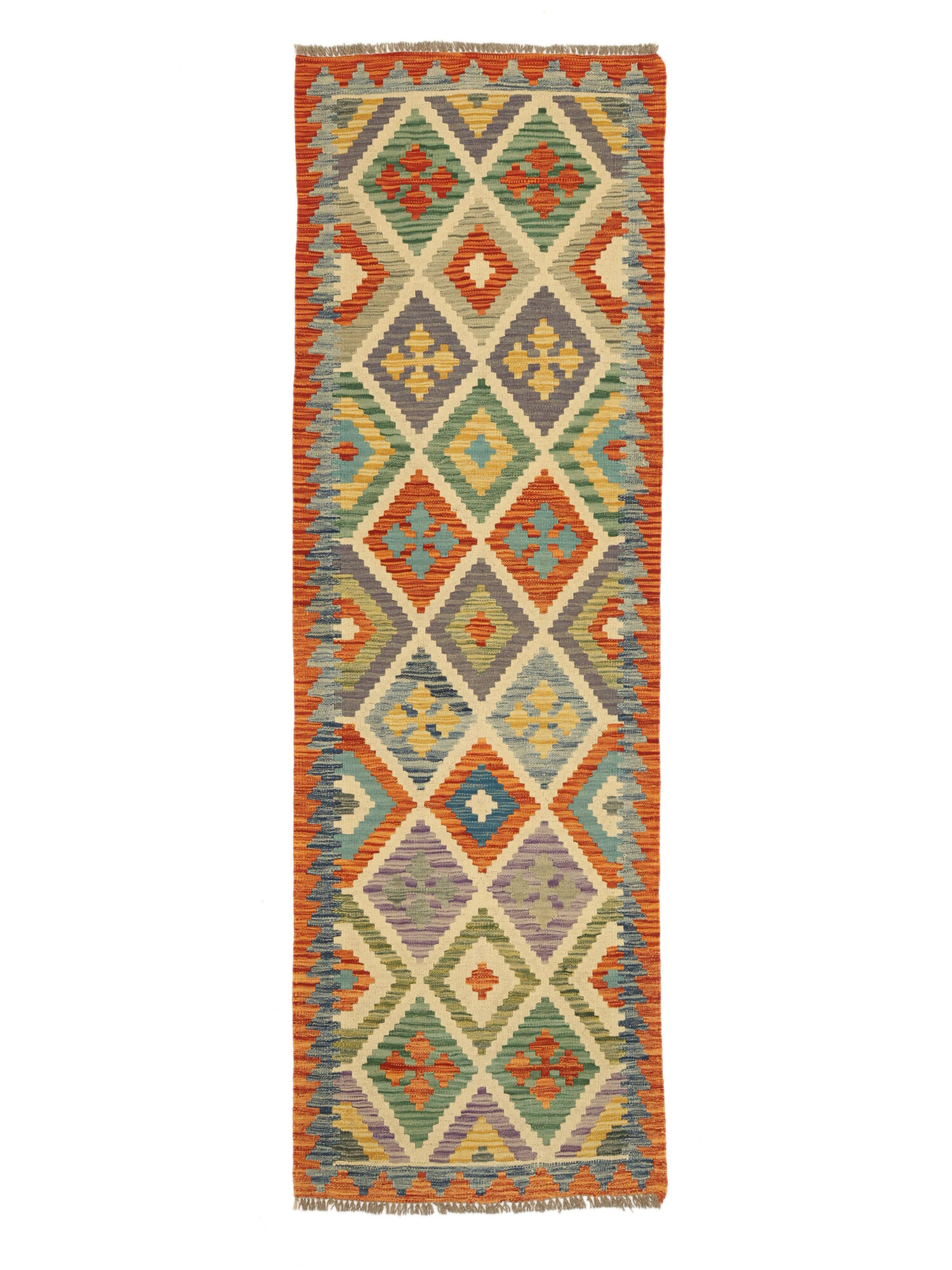Kelim Afghan Old Stil Teppich 80×250
