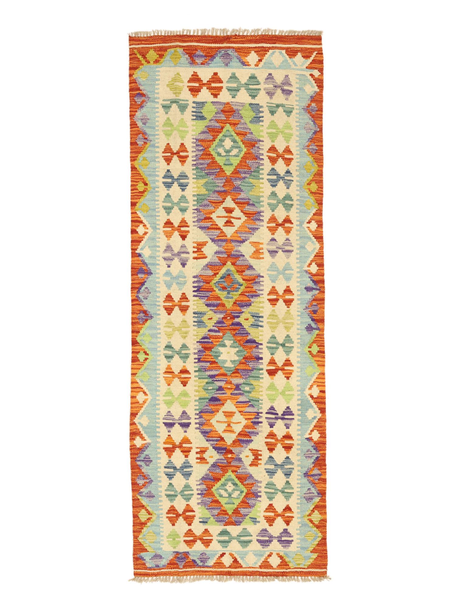Kelim Afghan Old Stil Teppich 71×196