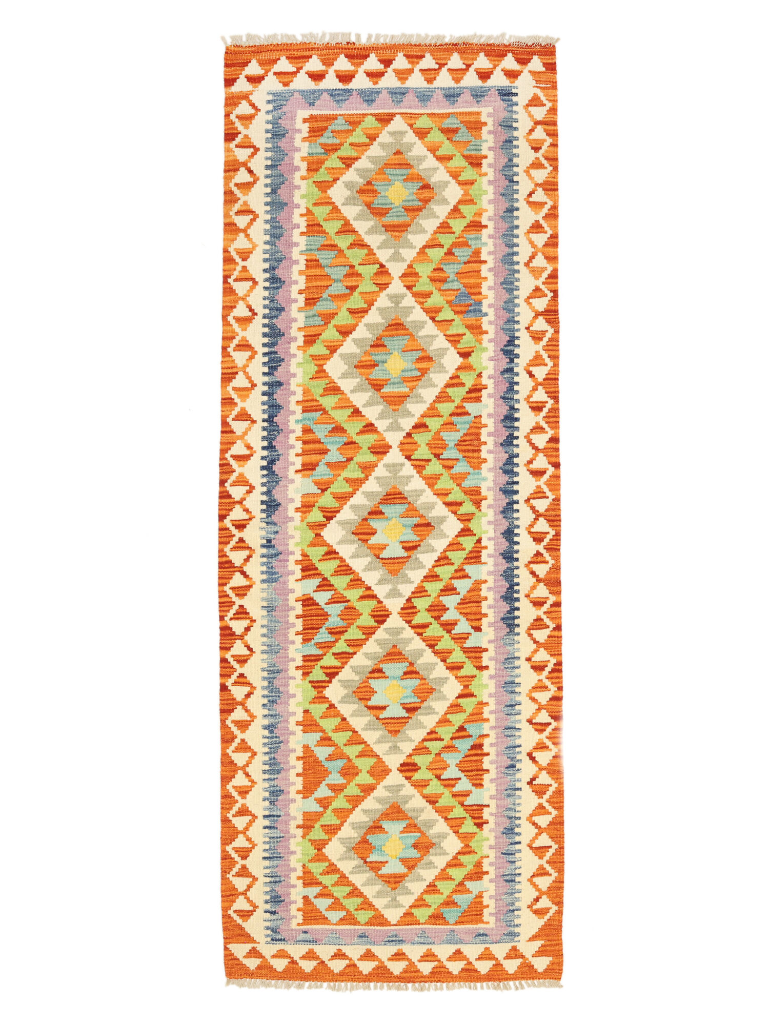 Kelim Afghan Old Stil Teppich 78×210